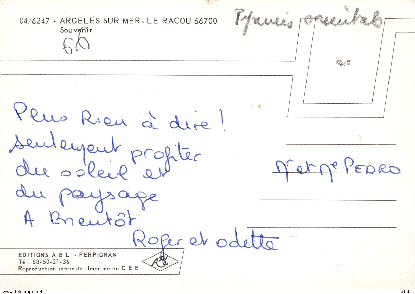 66-ARGELES SUR MER-N°3831-B/0251 - Argeles Sur Mer