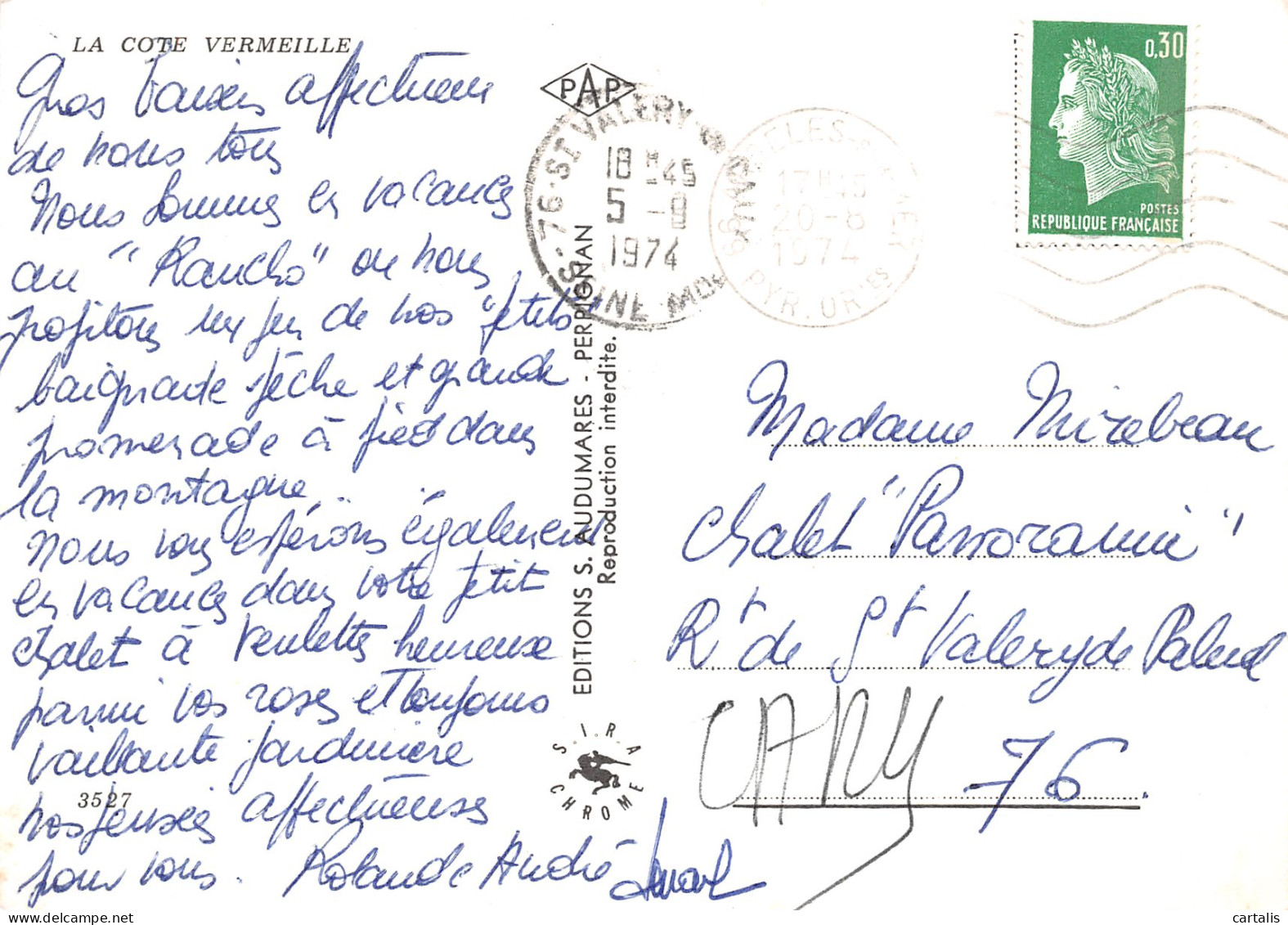 66-LA COTE VERMEILLE-N°3831-B/0063 - Other & Unclassified