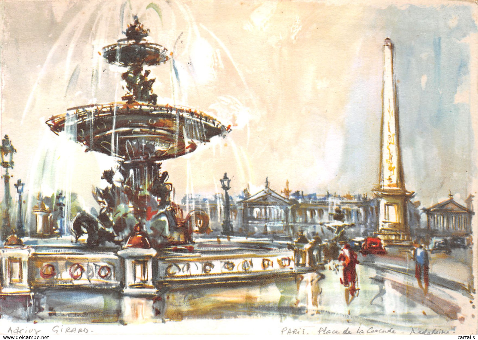 75-PARIS PLACE DE LA CONCORDE-N°3832-B/0017 - Sonstige & Ohne Zuordnung