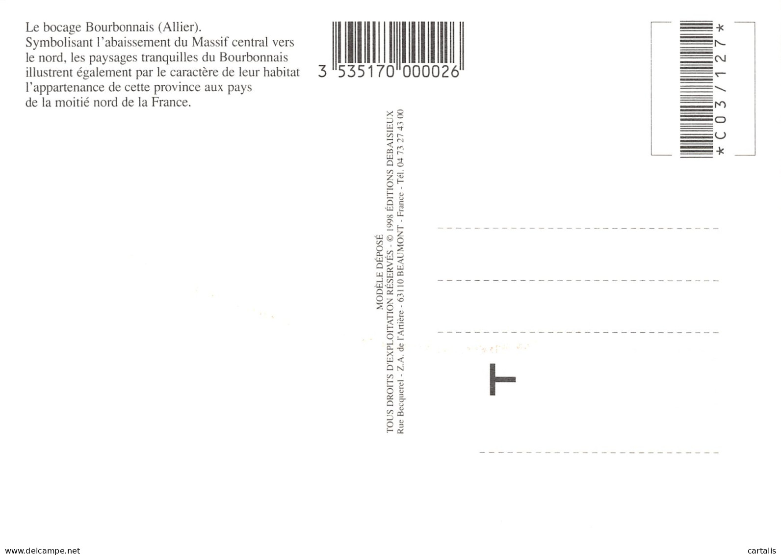 03-LE BOCAGE BOURBONNAIS-N°3832-A/0245 - Other & Unclassified