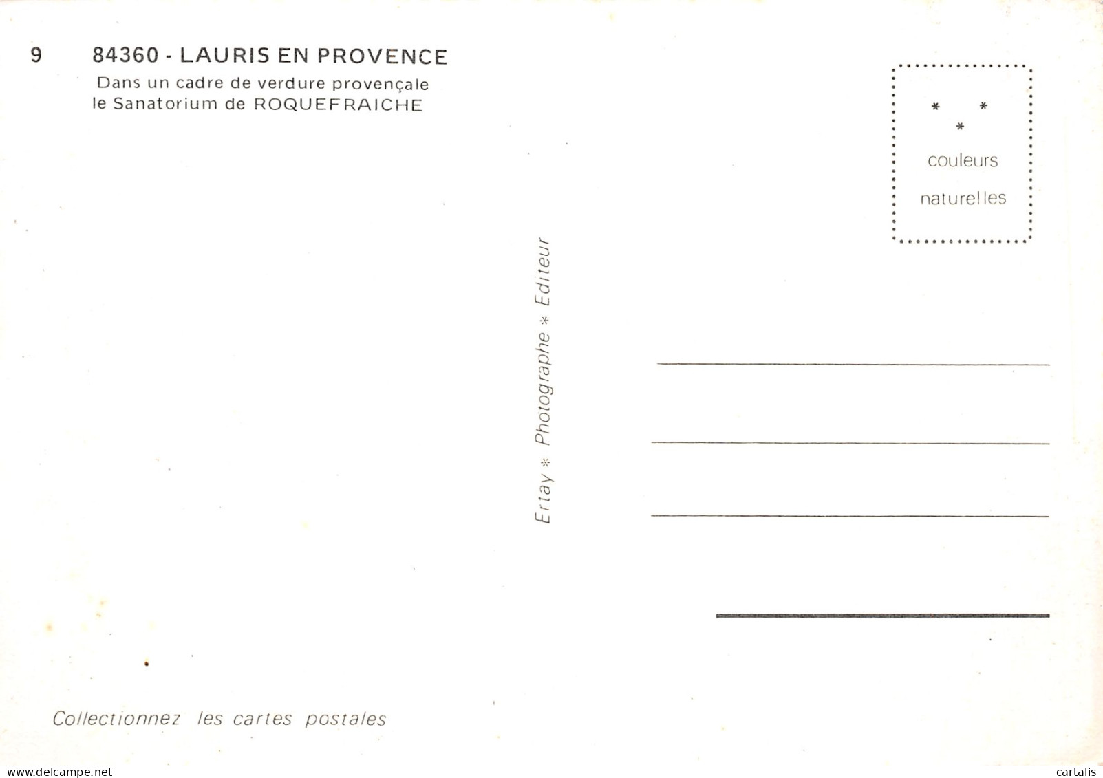 84-LAURIS-N°3832-A/0219 - Autres & Non Classés