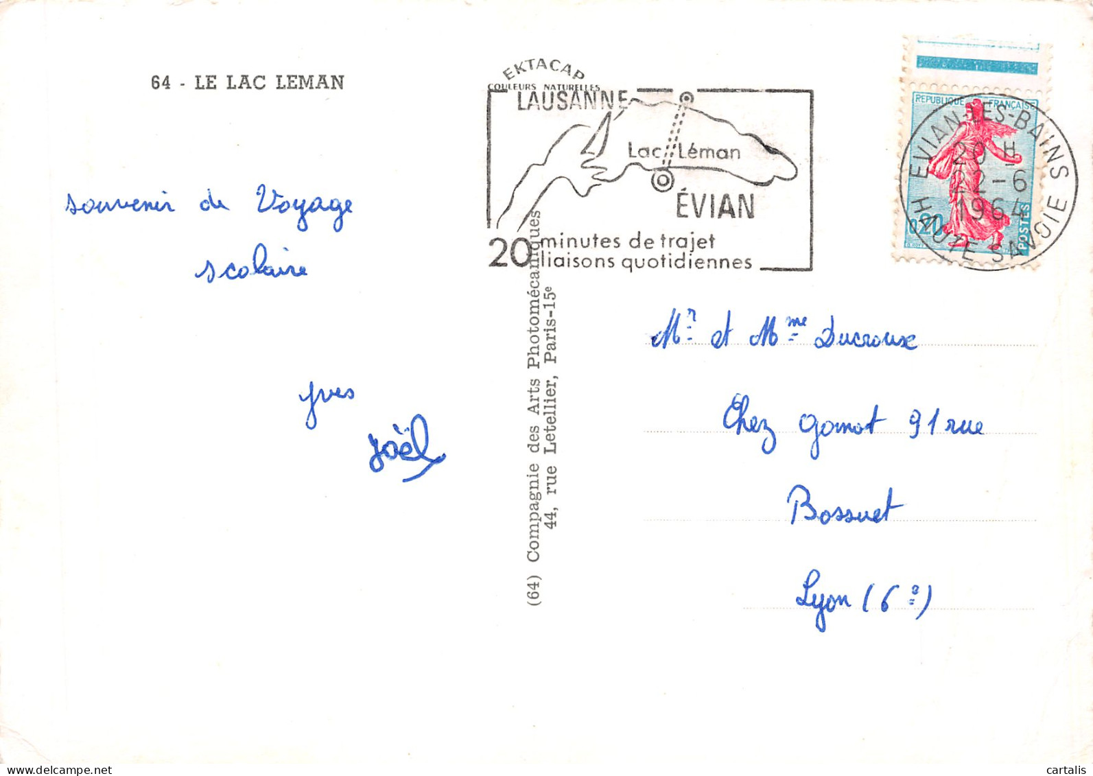 74-LE LAC LEMAN-N°3832-A/0227 - Other & Unclassified