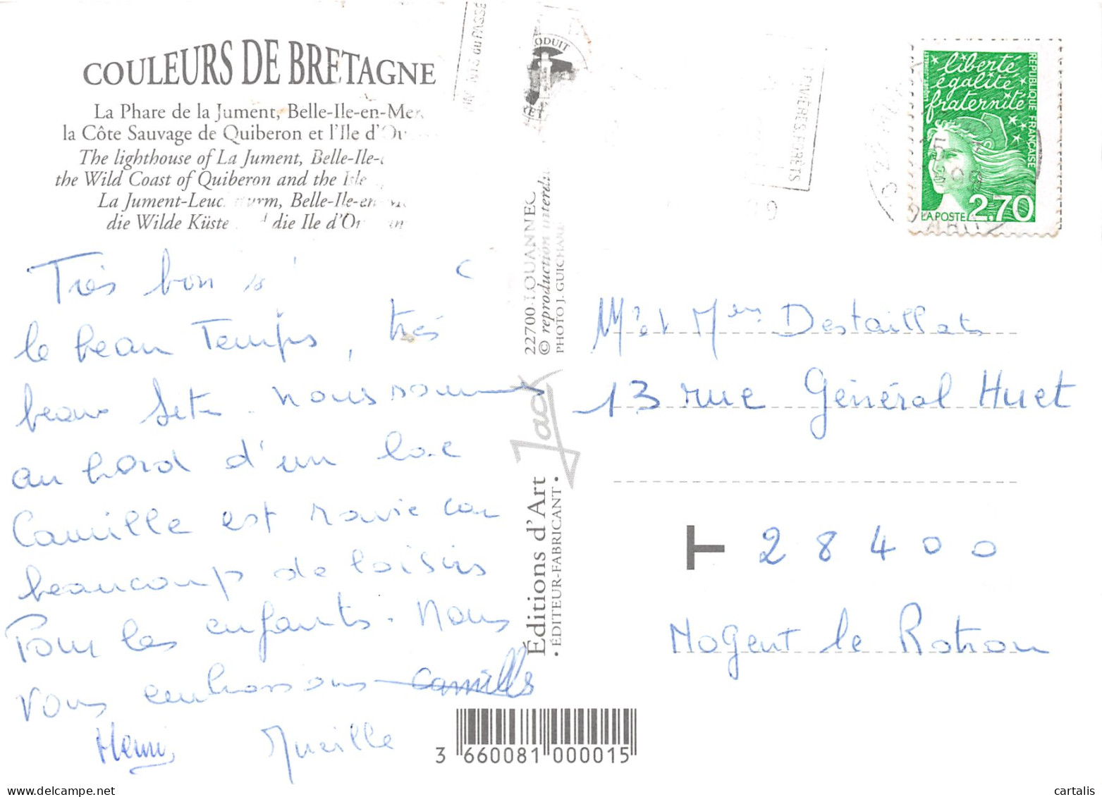 56-BRETAGNE MULTI VUES-N°3832-A/0215 - Other & Unclassified