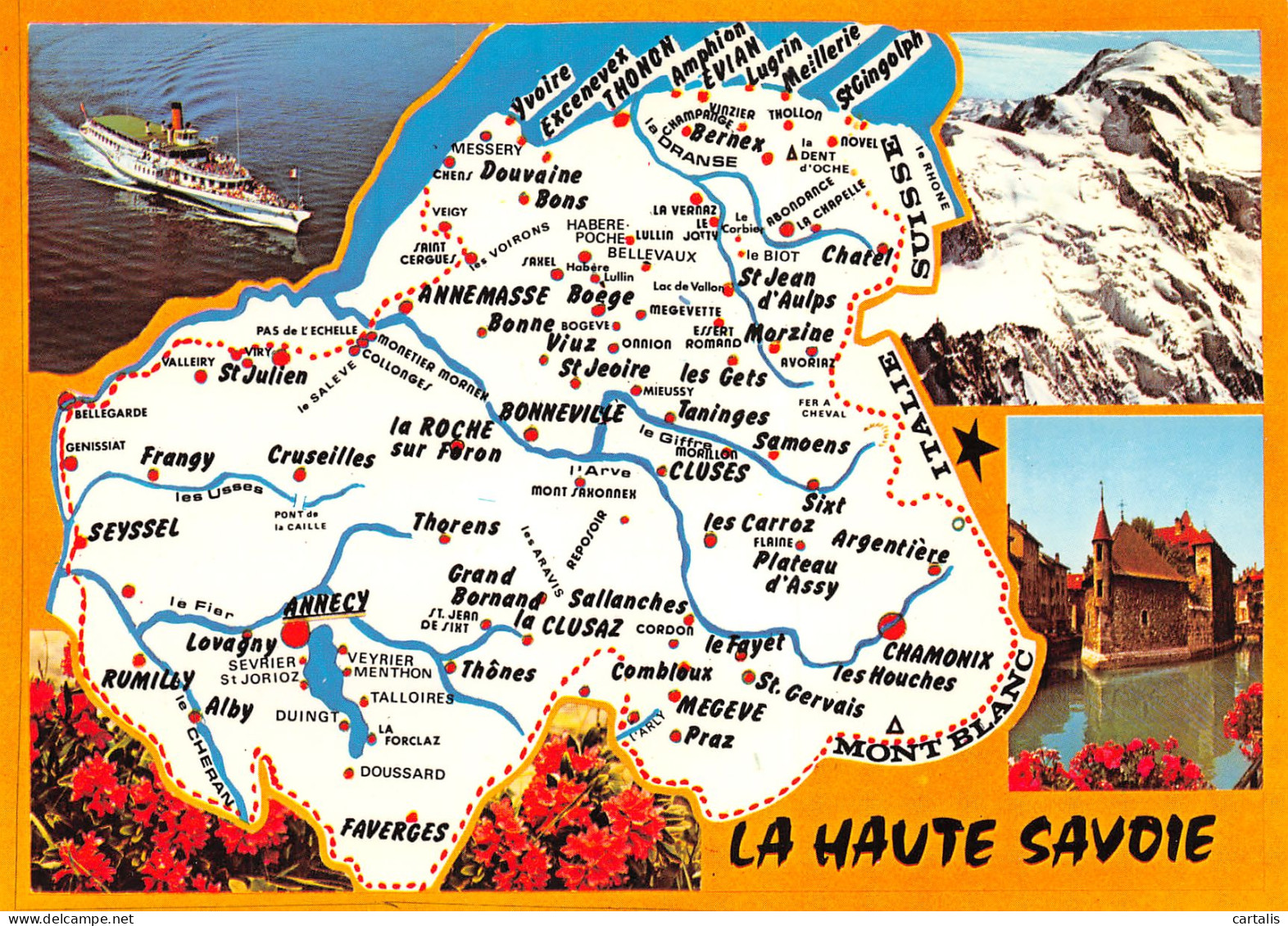 74-LA HAUTE SAVOIE MULTI VUES-N°3832-A/0121 - Otros & Sin Clasificación