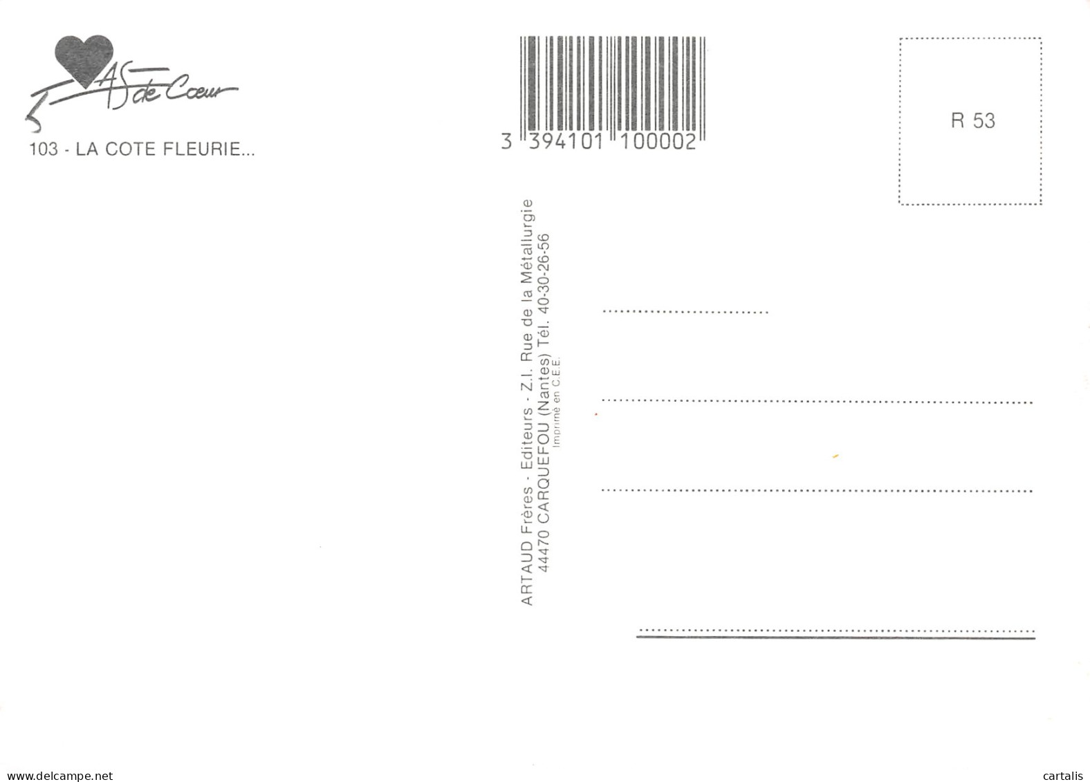 14-LA COTE FLEURIE-N°3832-A/0095 - Otros & Sin Clasificación