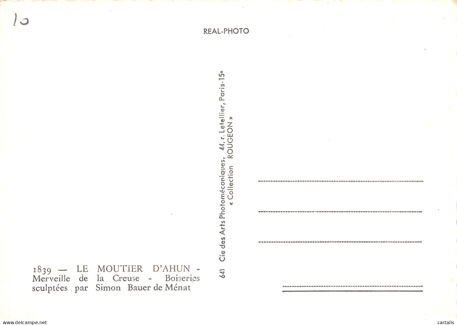 23-MOUTIER D AHUN-N°3832-A/0085 - Moutier D'Ahun
