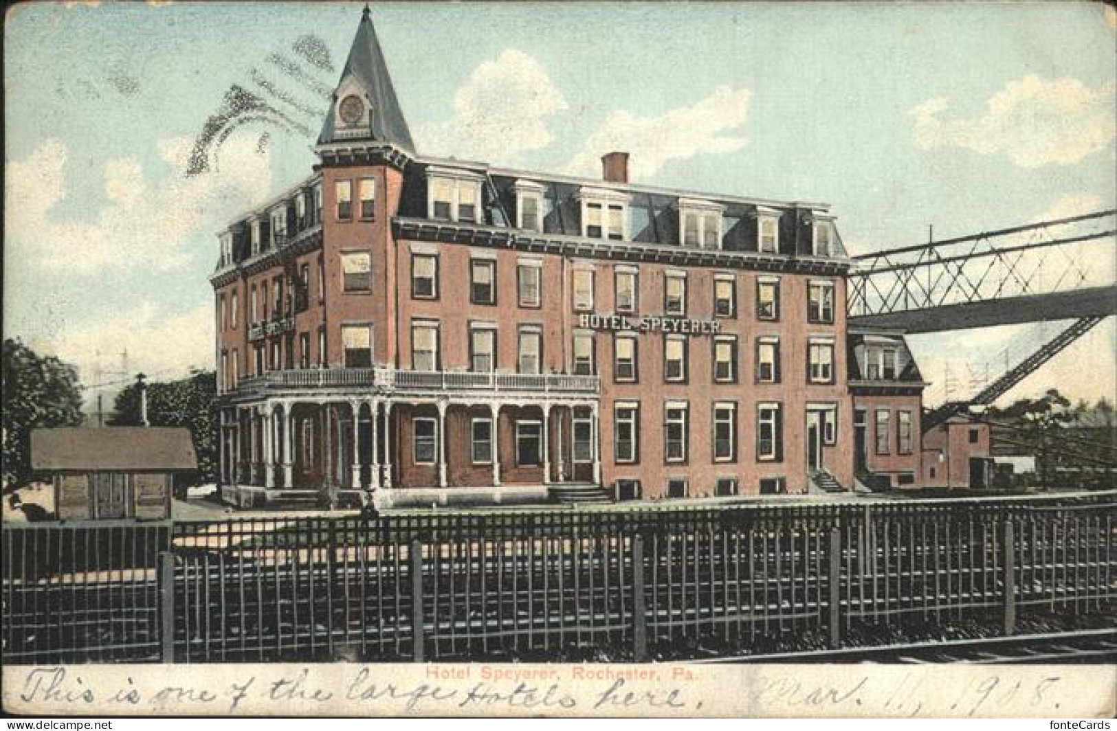 11328994 Rochester Pennsylvania Hotel Speyerer Rochester Pennsylvania - Andere & Zonder Classificatie