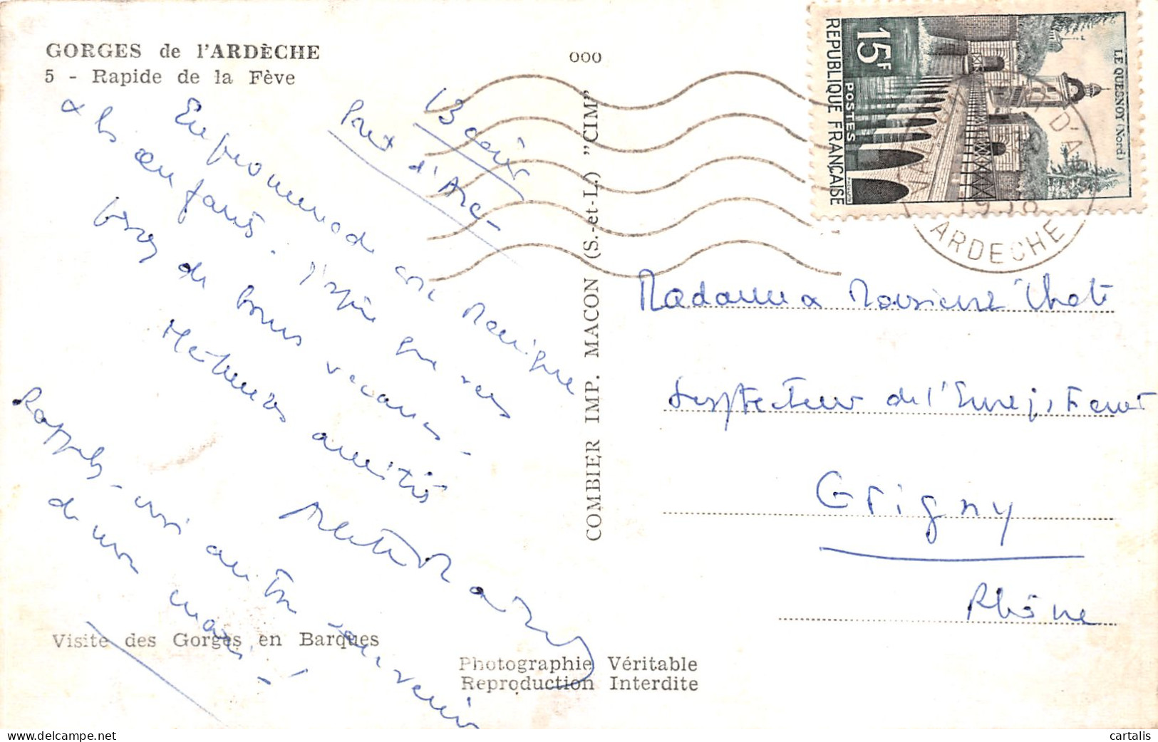 07-GORGES DE L ARDECHE-N°3831-E/0327 - Otros & Sin Clasificación