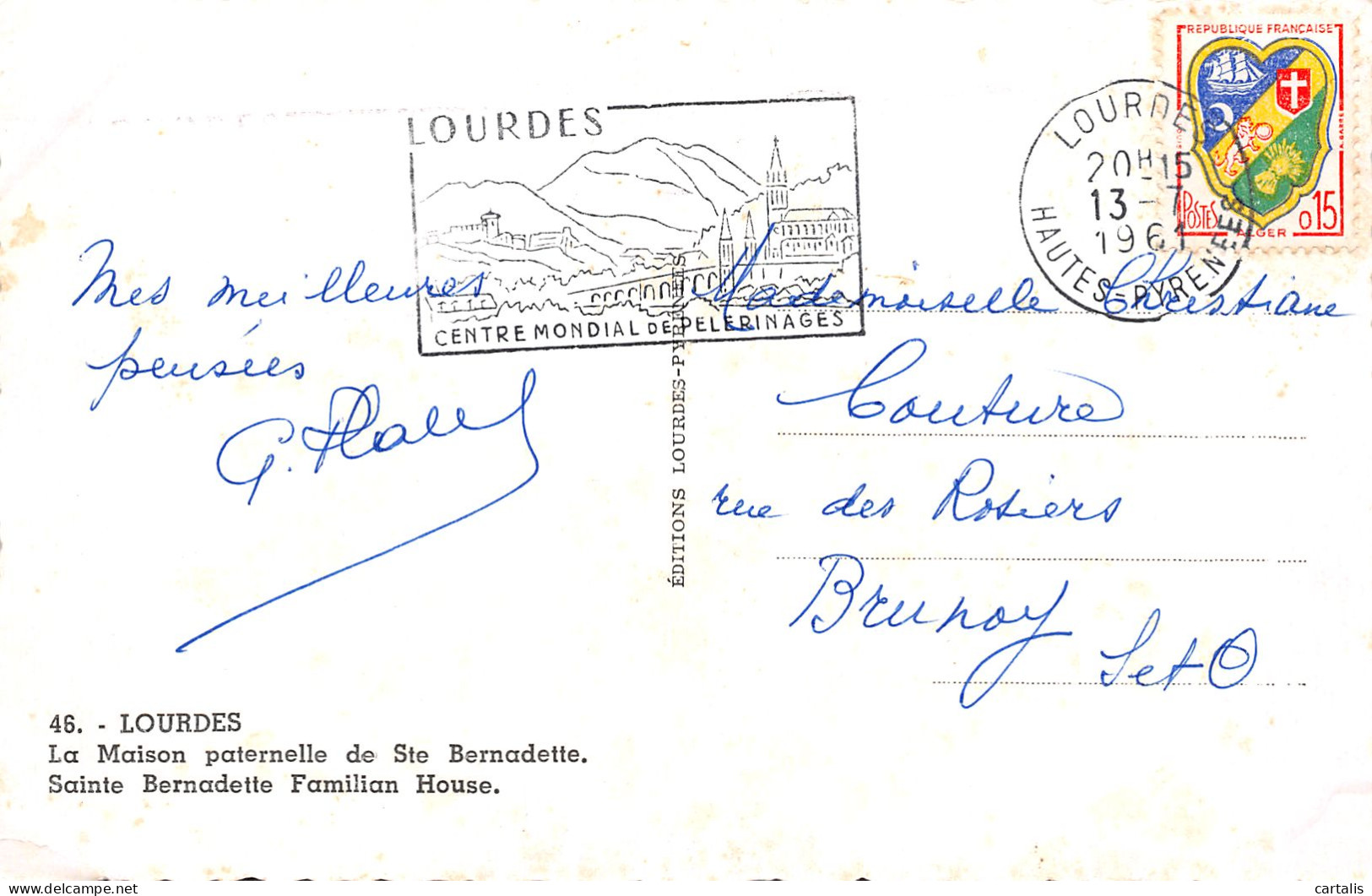 65-LOURDES-N°3831-E/0193 - Lourdes