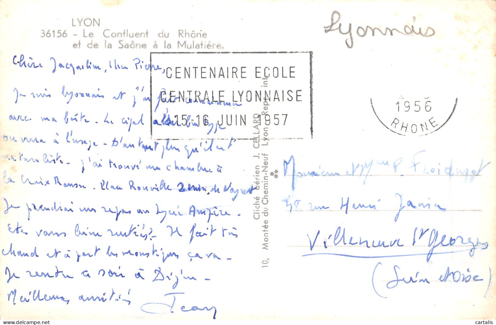 69-LYON-N°3831-E/0189 - Other & Unclassified