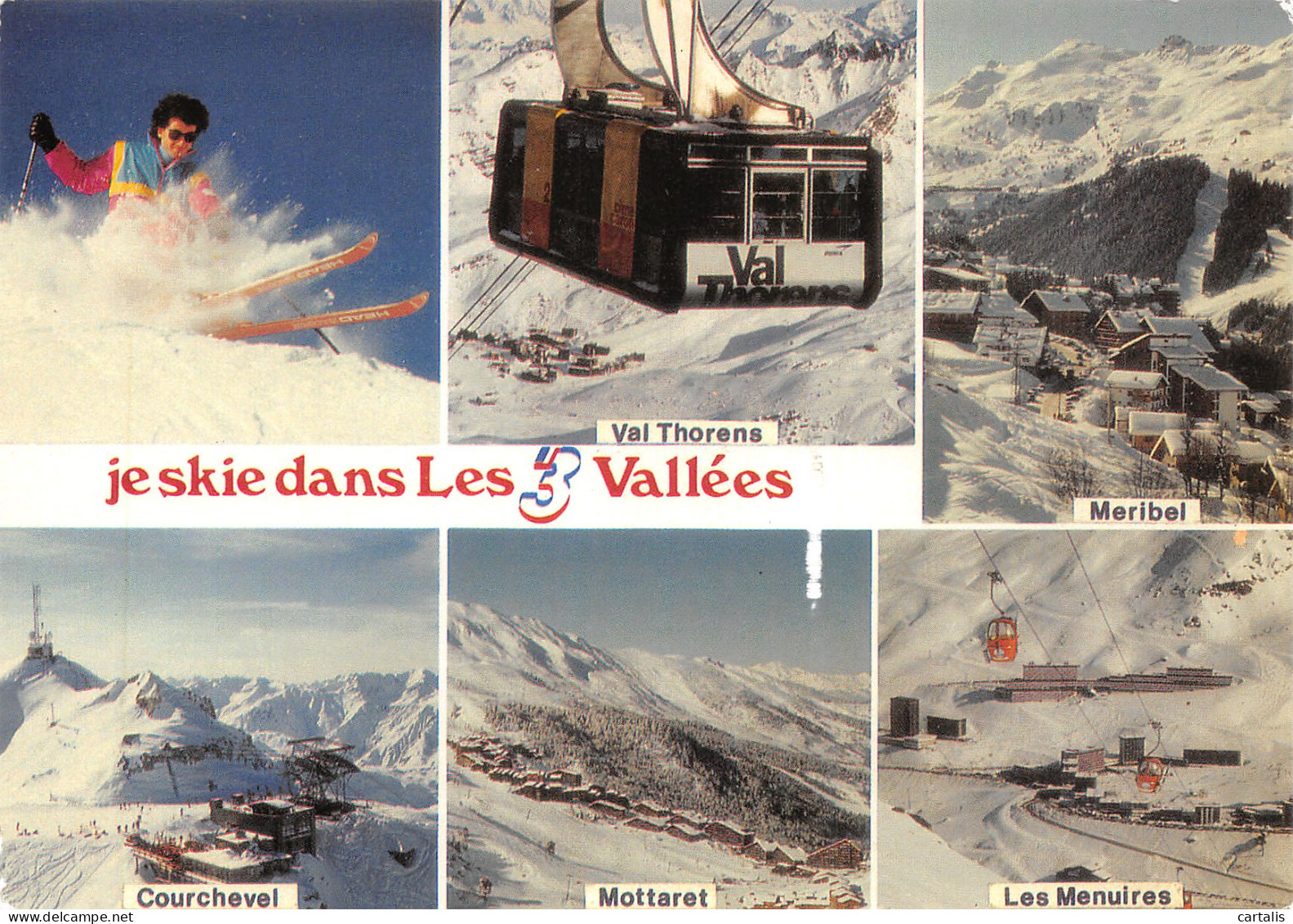 73-LES TROIS VALLEES-N°3831-D/0375 - Autres & Non Classés