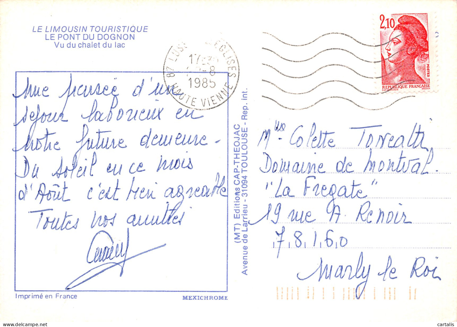 87-LE PONT DU DOGNON-N°3831-D/0317 - Other & Unclassified