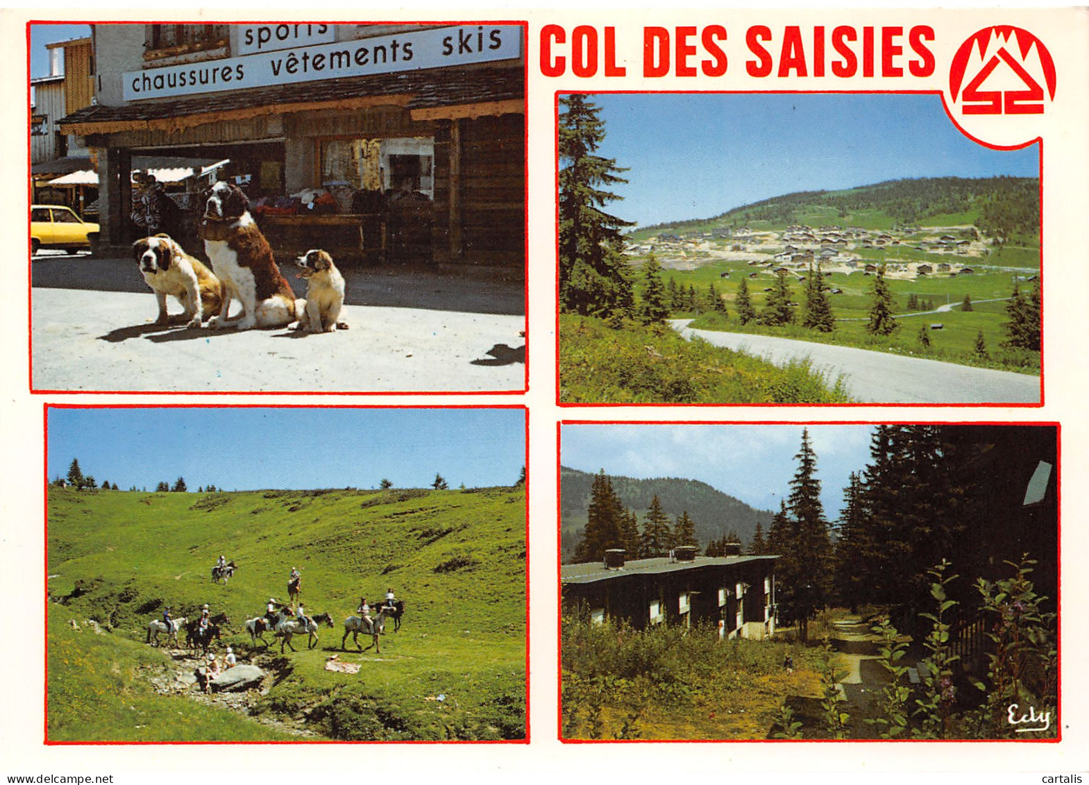 73-COL DES SAISIES-N°3832-D/0345 - Other & Unclassified