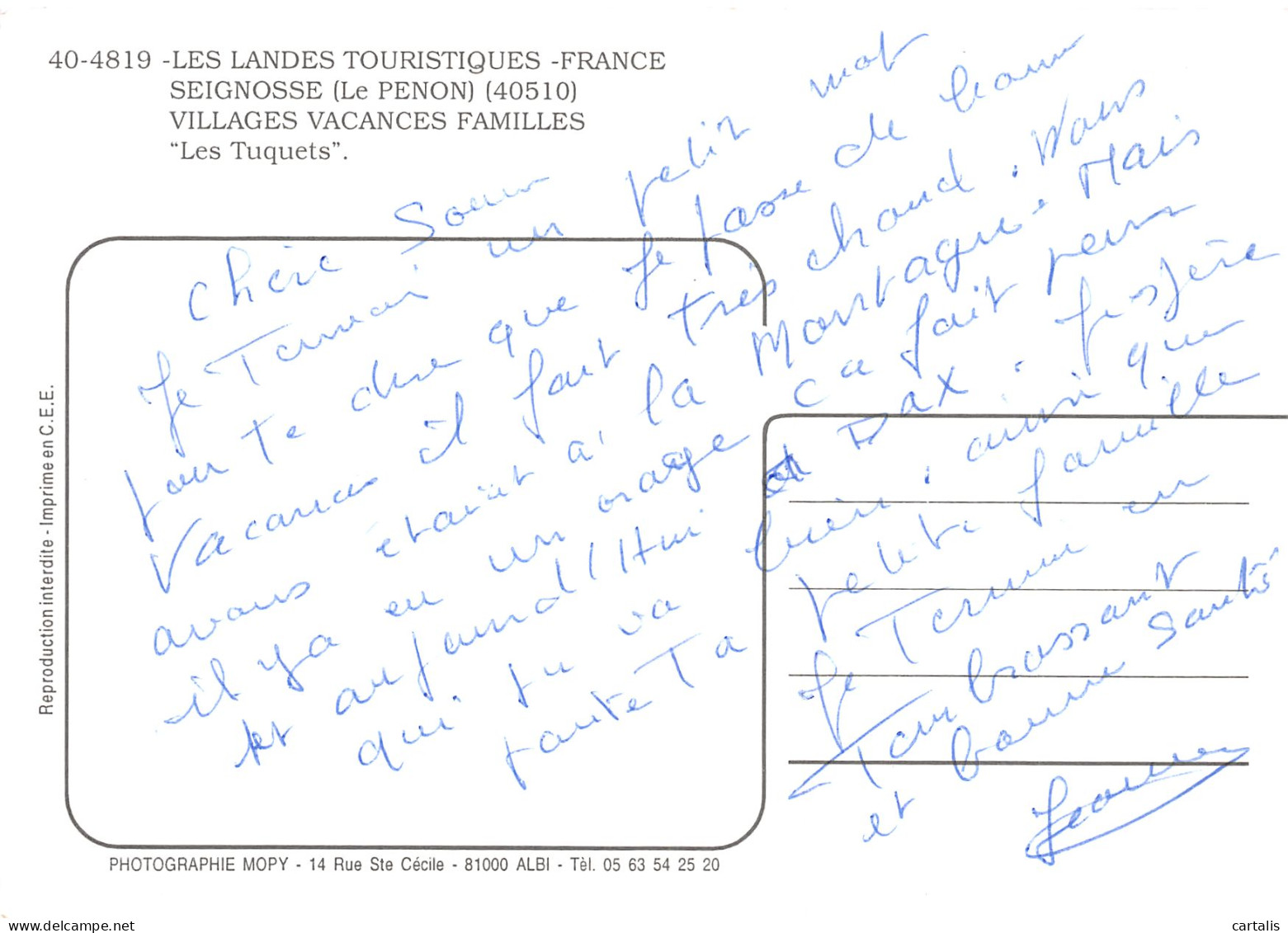 40-SEIGNOSSE-N°3832-D/0231 - Autres & Non Classés