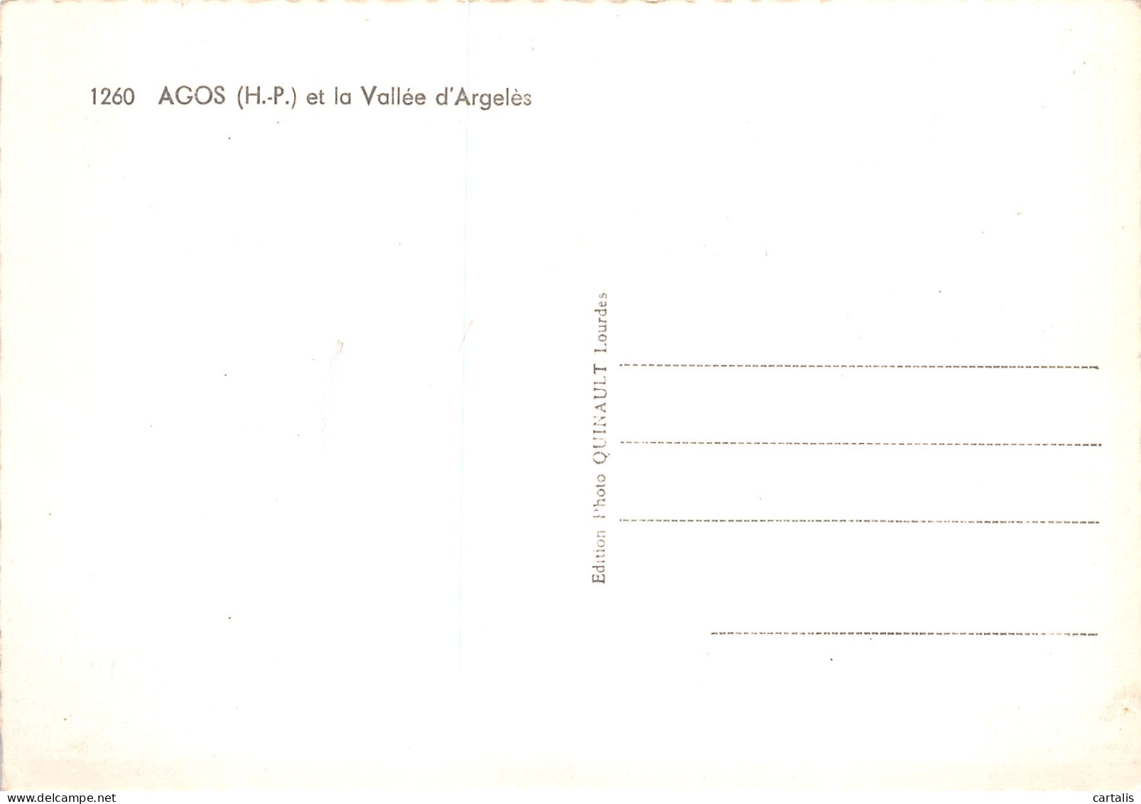 65-AGOS-N°3832-D/0181 - Andere & Zonder Classificatie