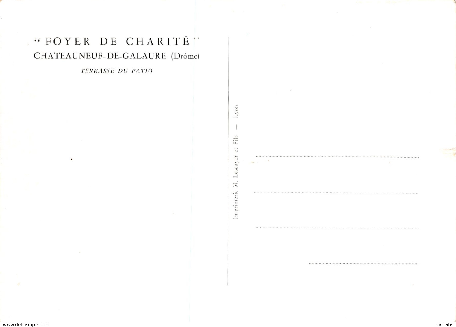 26-CHATEAUNEUF DE GALAURE-N°3832-D/0177 - Other & Unclassified