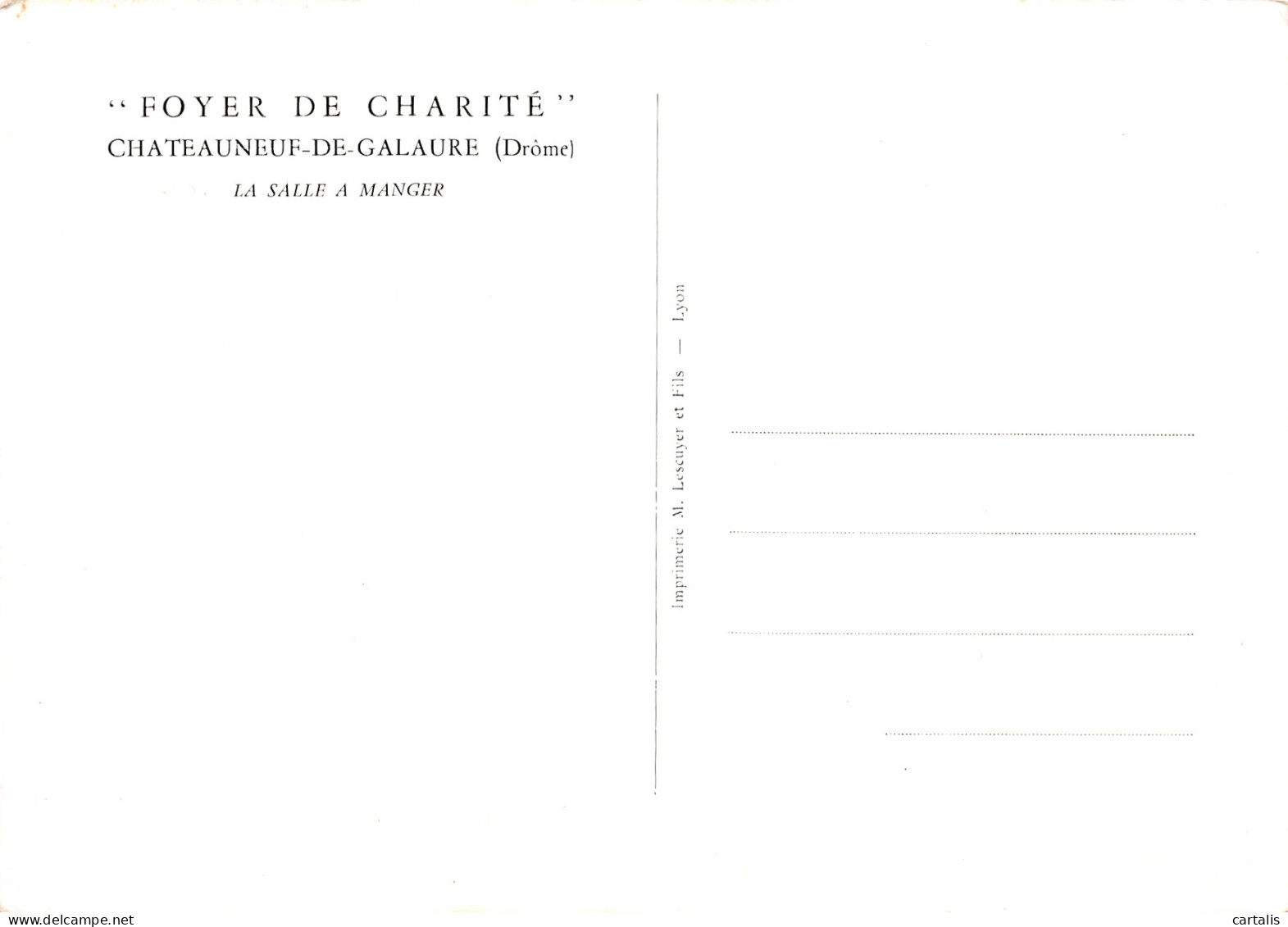 26-CHATEAUNEUF DE GALAURE-N°3832-D/0153 - Andere & Zonder Classificatie