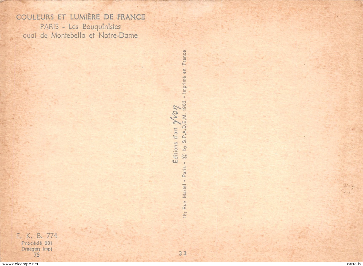 75-PARIS LES BOUQUINISTES -N°3832-D/0055 - Sonstige & Ohne Zuordnung