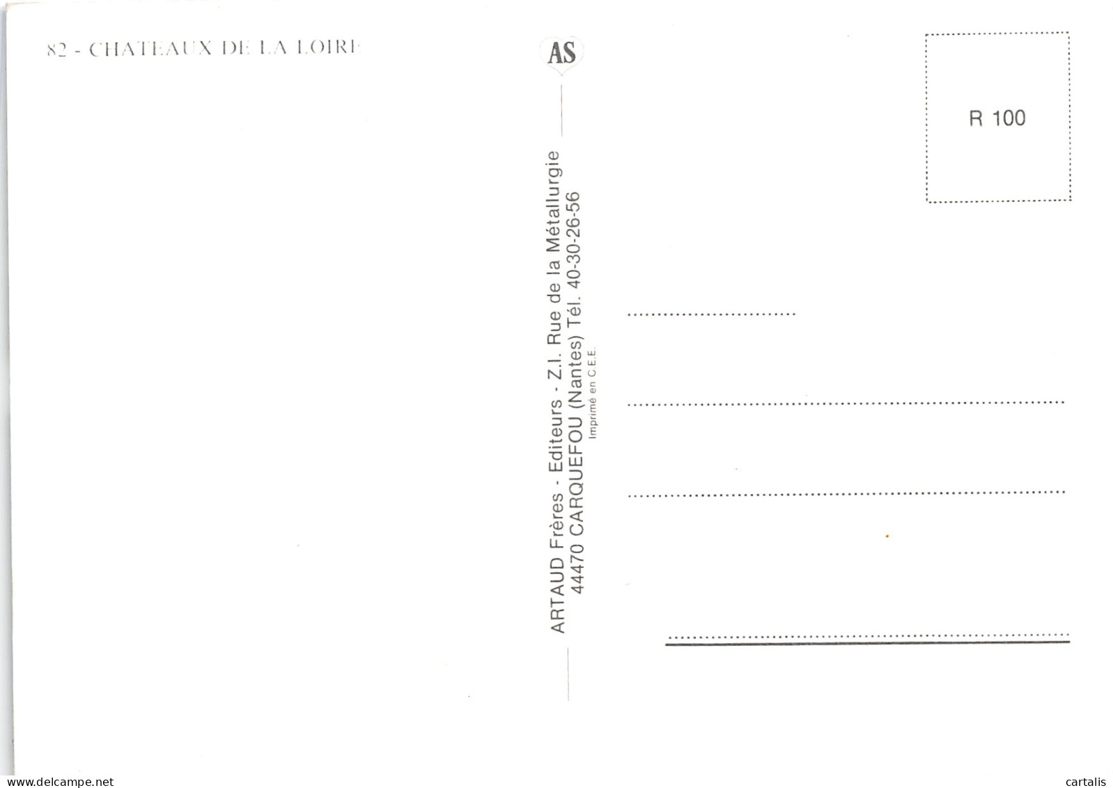 37-CHATEAUX DE LA LOIRE-N°3832-C/0267 - Other & Unclassified