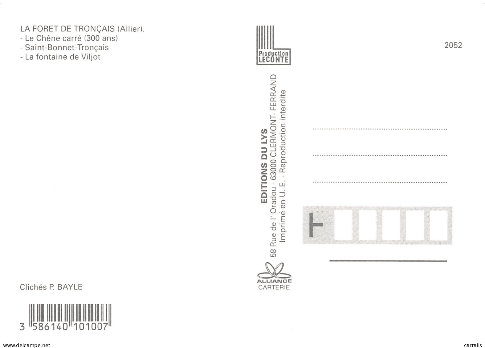 03-FORET DE TRONCAIS-N°3832-B/0301 - Otros & Sin Clasificación