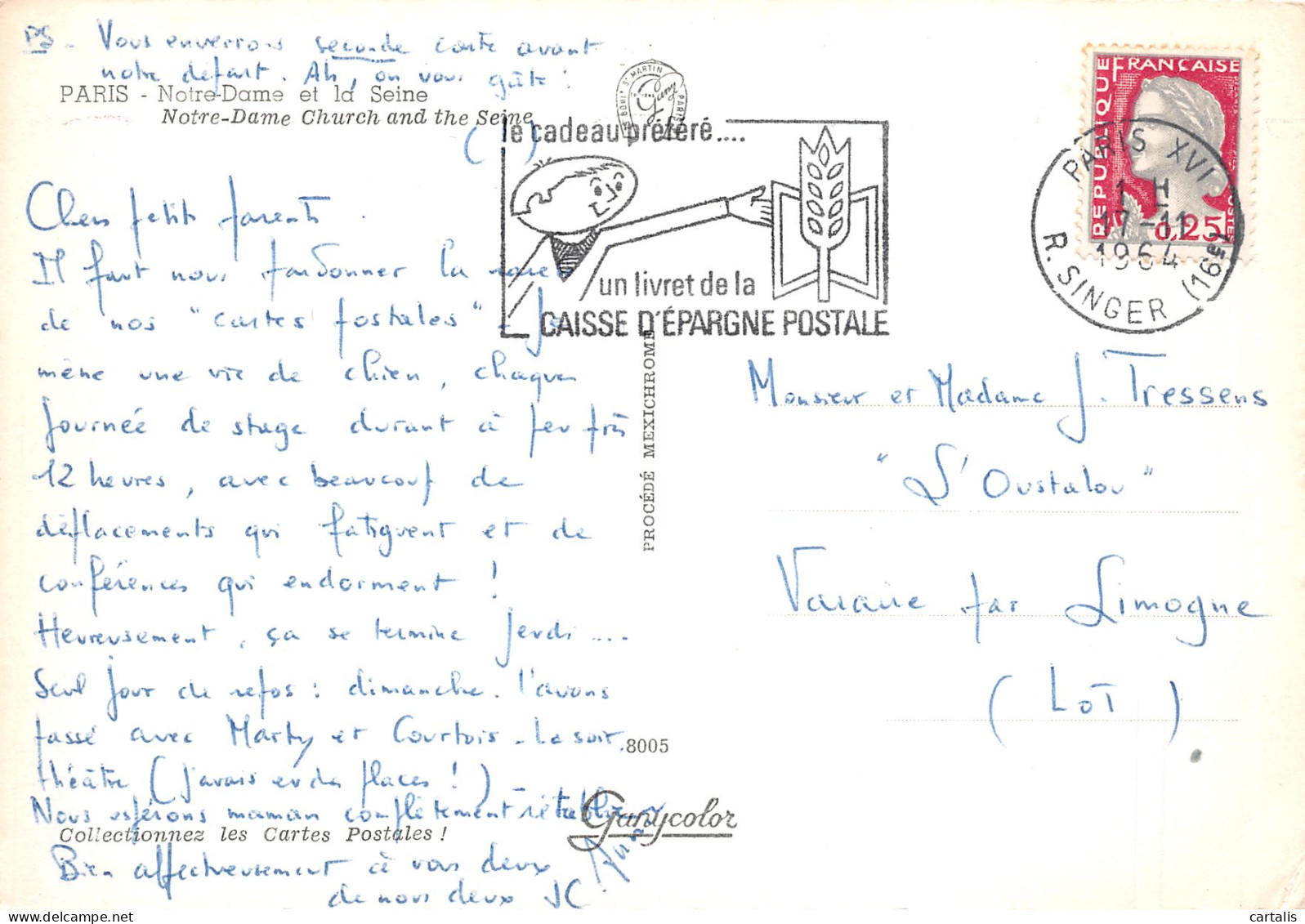 75-PARIS NOTRE DAME-N°3832-B/0291 - Other & Unclassified