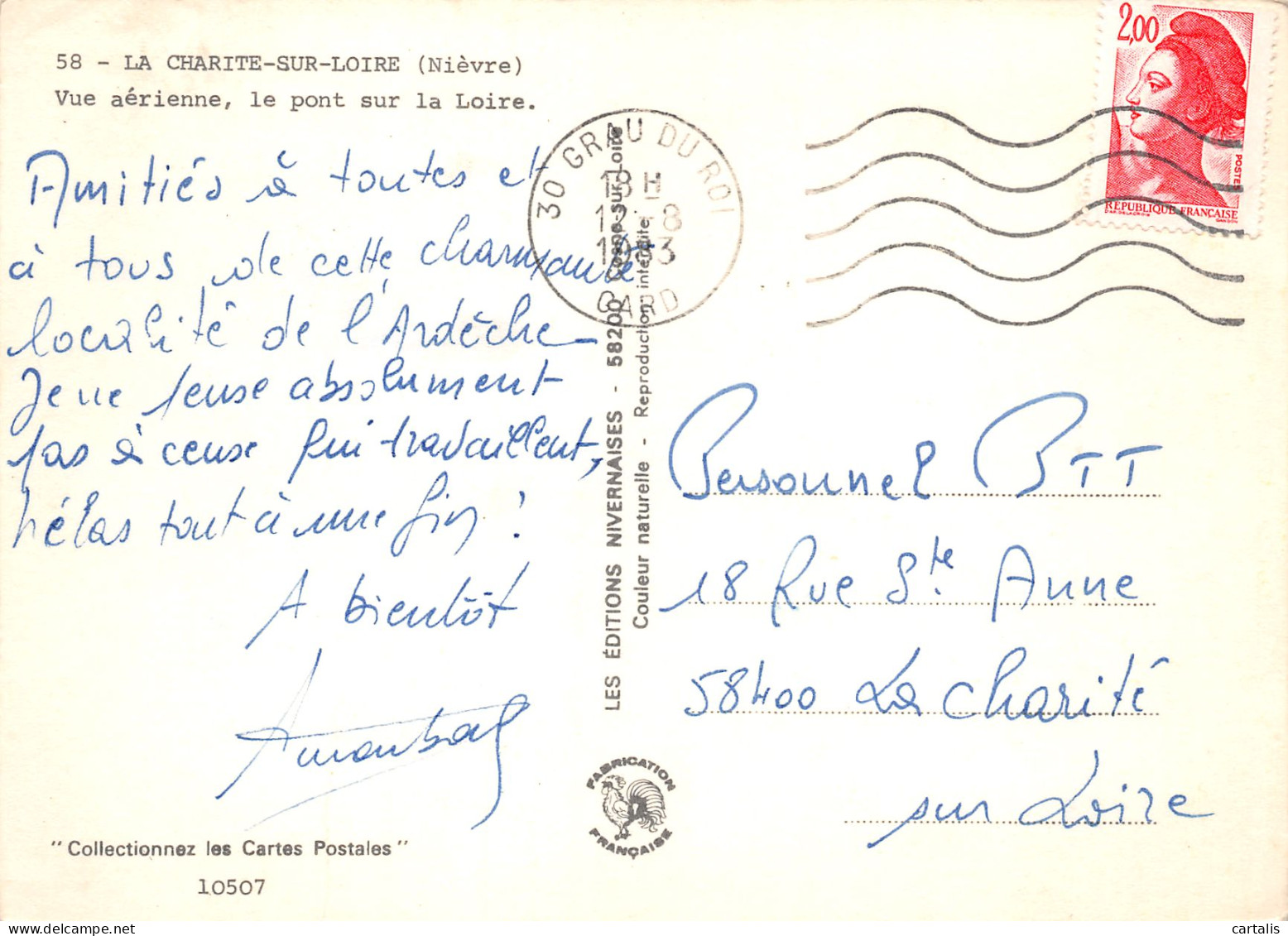 58-LA CHARITE SUR LOIRE-N°3832-B/0283 - La Charité Sur Loire