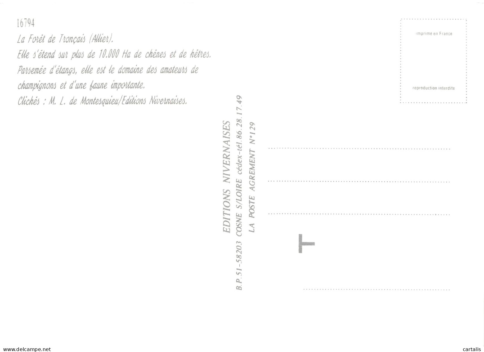 03-FORET DE TRONCAIS-N°3832-B/0221 - Other & Unclassified