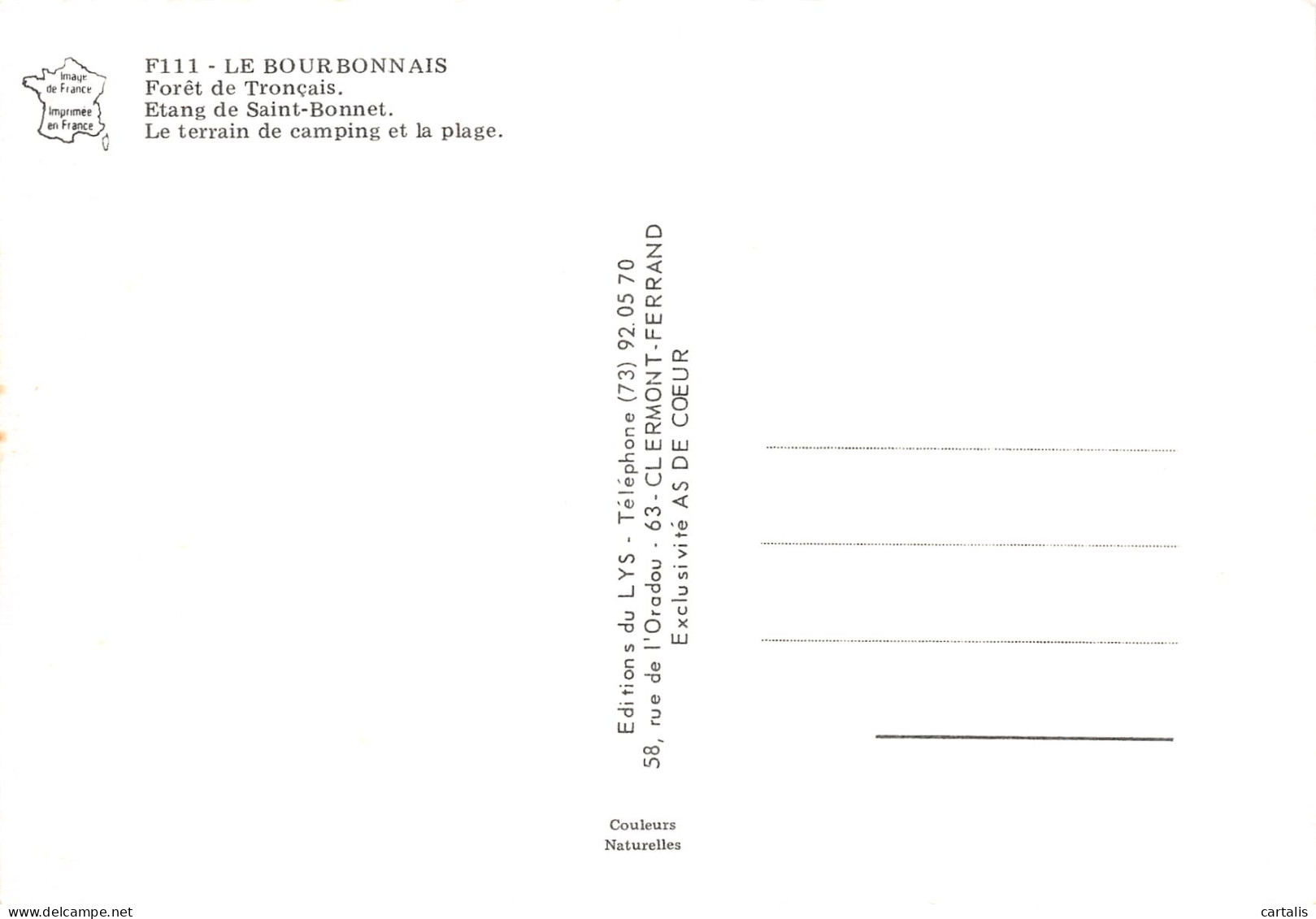 03-FORET DE TRONCAIS-N°3832-B/0219 - Sonstige & Ohne Zuordnung