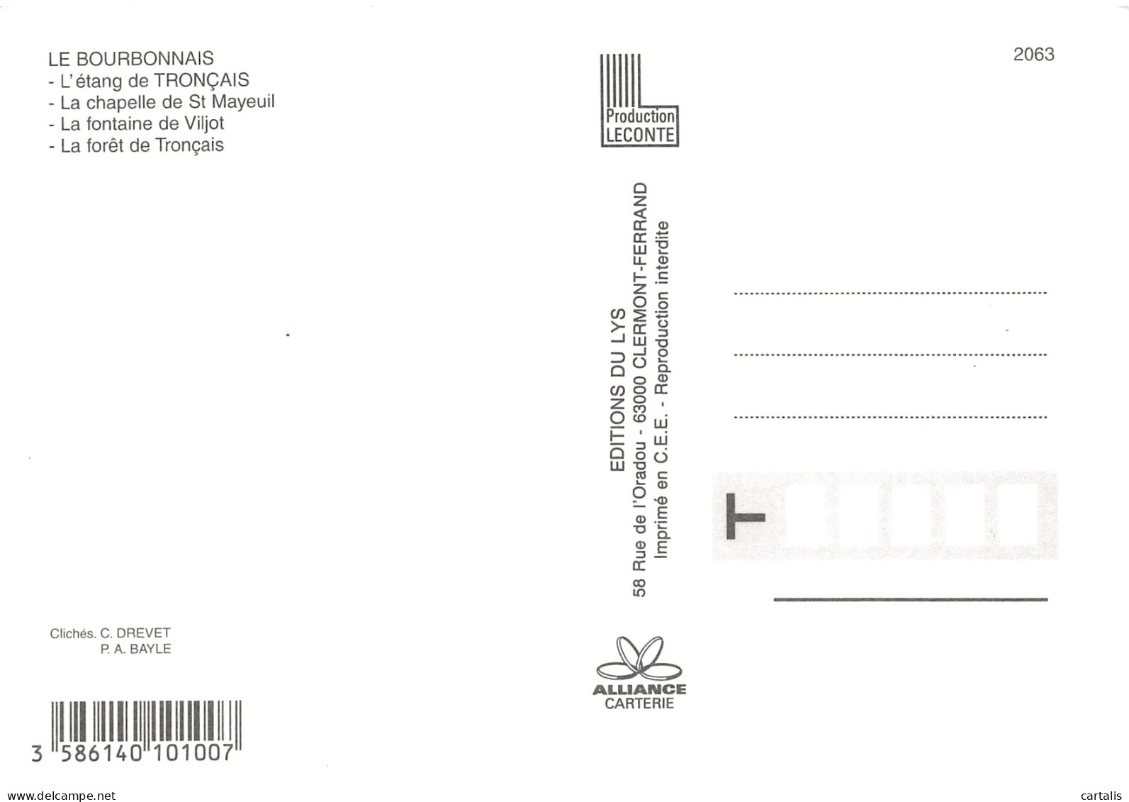 03-LE BOURBONNAIS-N°3832-B/0179 - Otros & Sin Clasificación