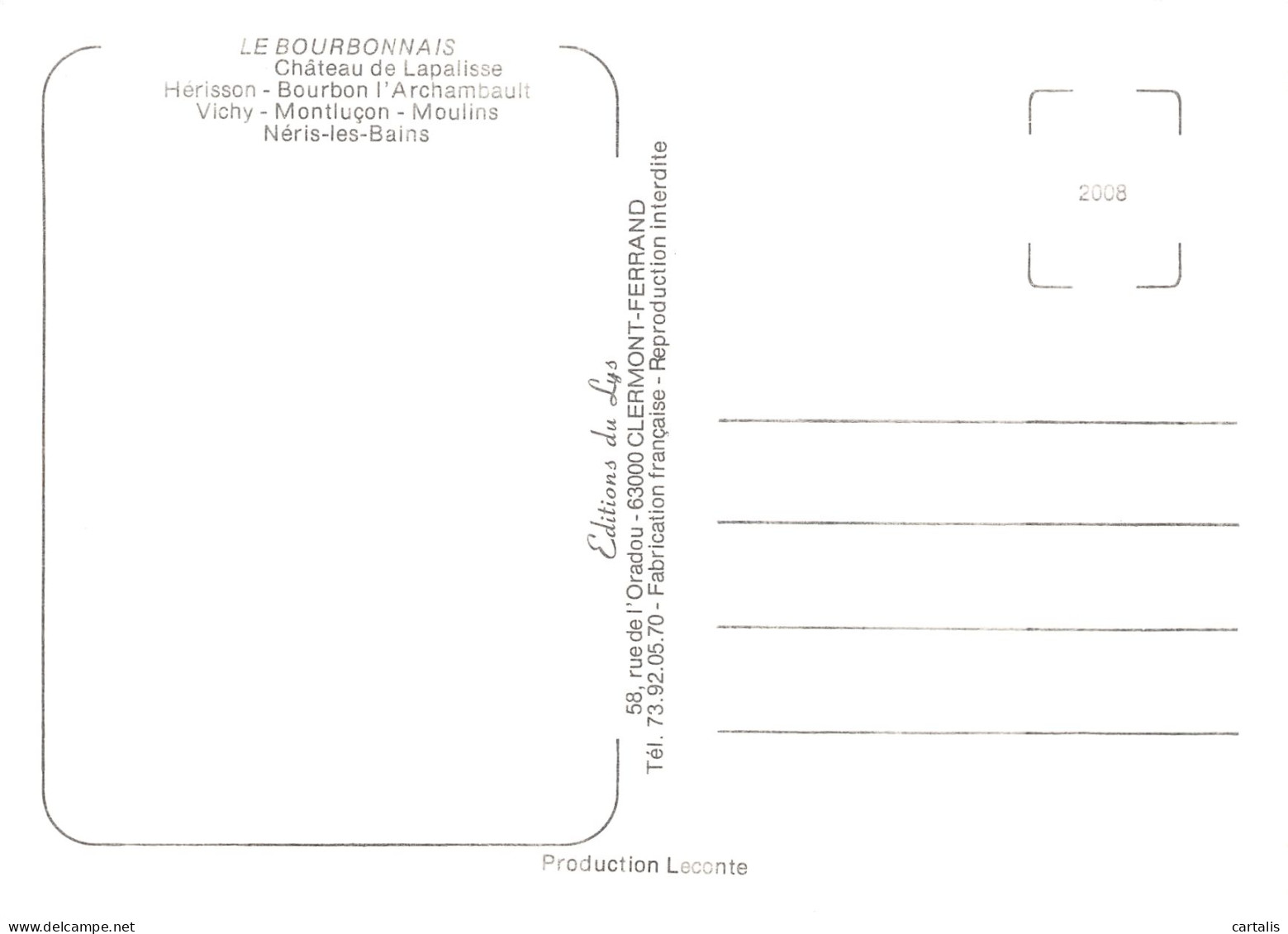 03-LE BOURBONNAIS-N°3832-B/0135 - Sonstige & Ohne Zuordnung