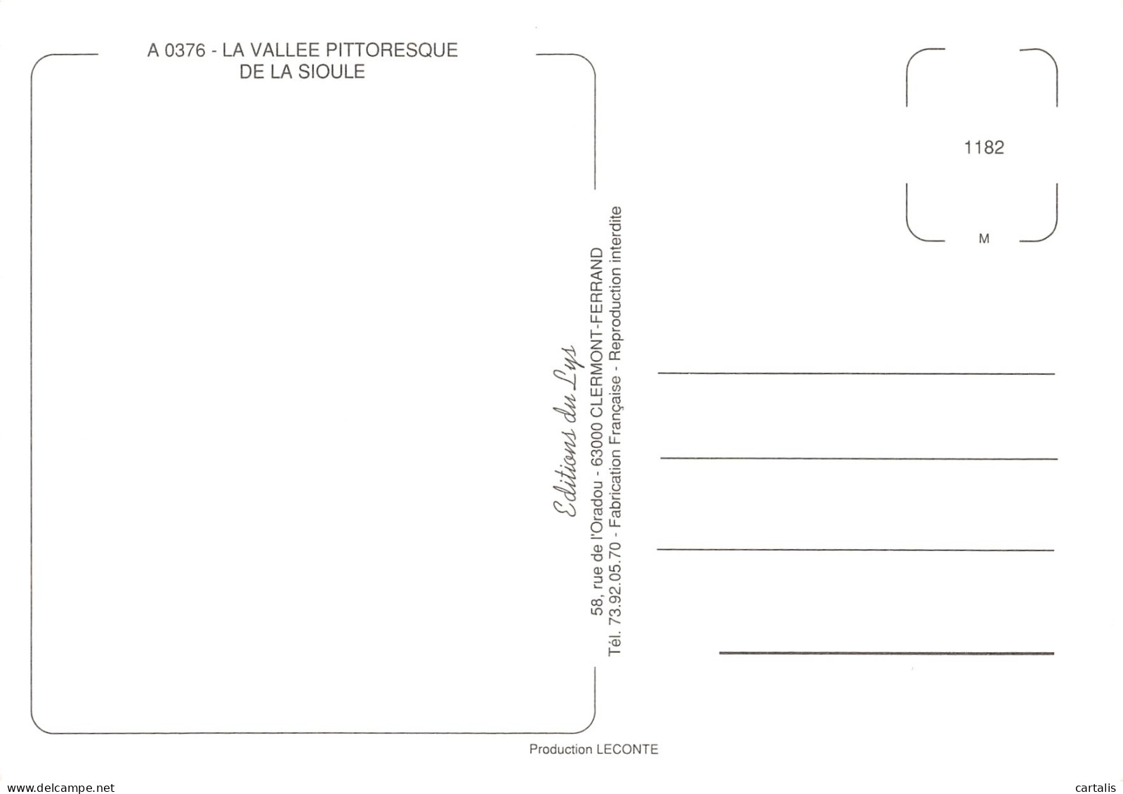 03-VALLEE DE LA SIOULE-N°3832-B/0119 - Other & Unclassified