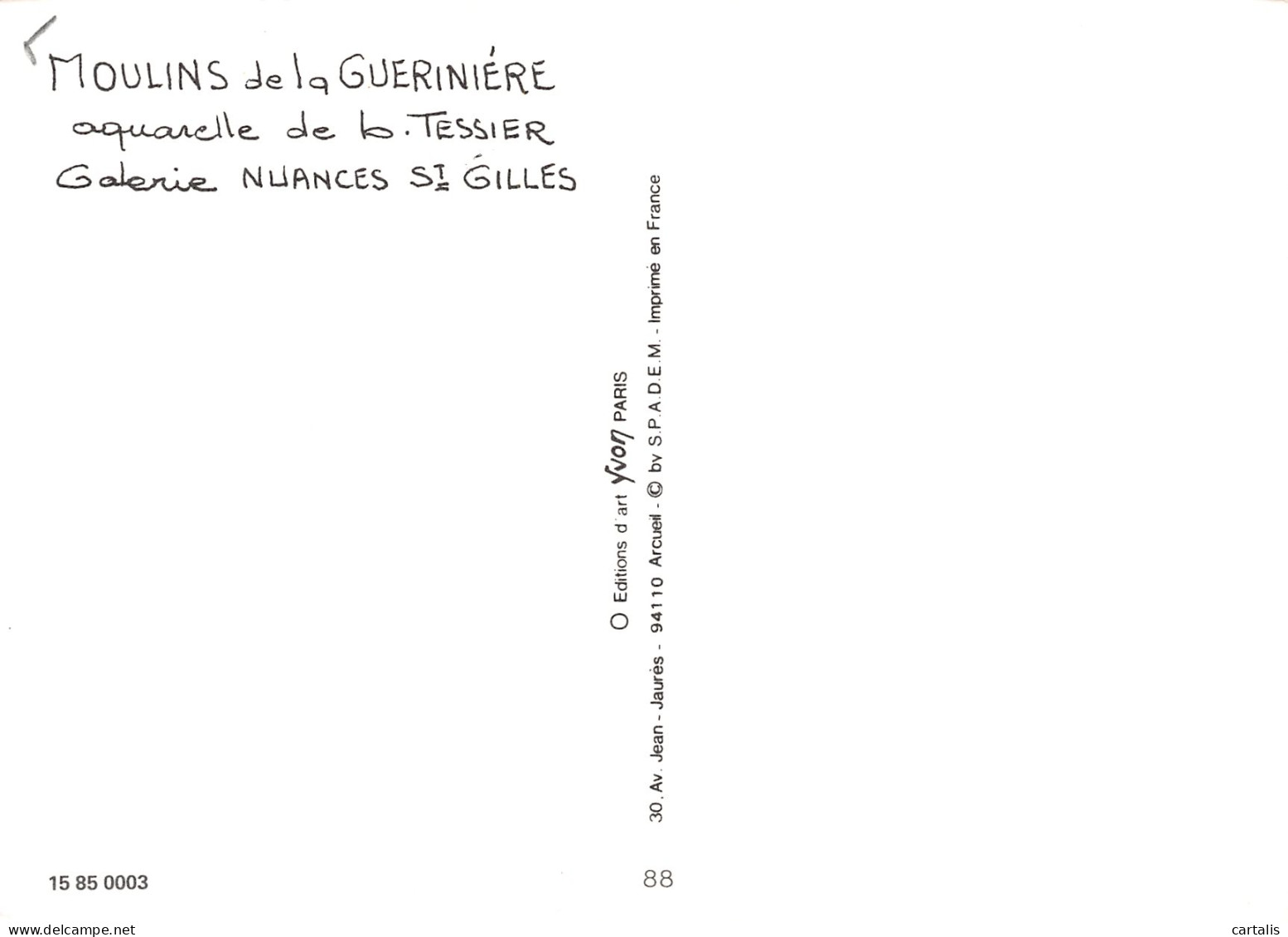 85-MOULINS DE LA GUERINIERE-N°3833-B/0143 - Autres & Non Classés