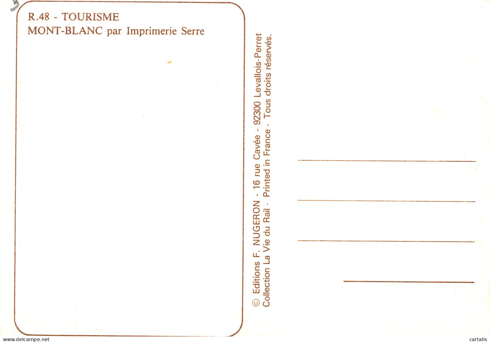 74-LE MONT BLANC-N°3833-B/0019 - Other & Unclassified