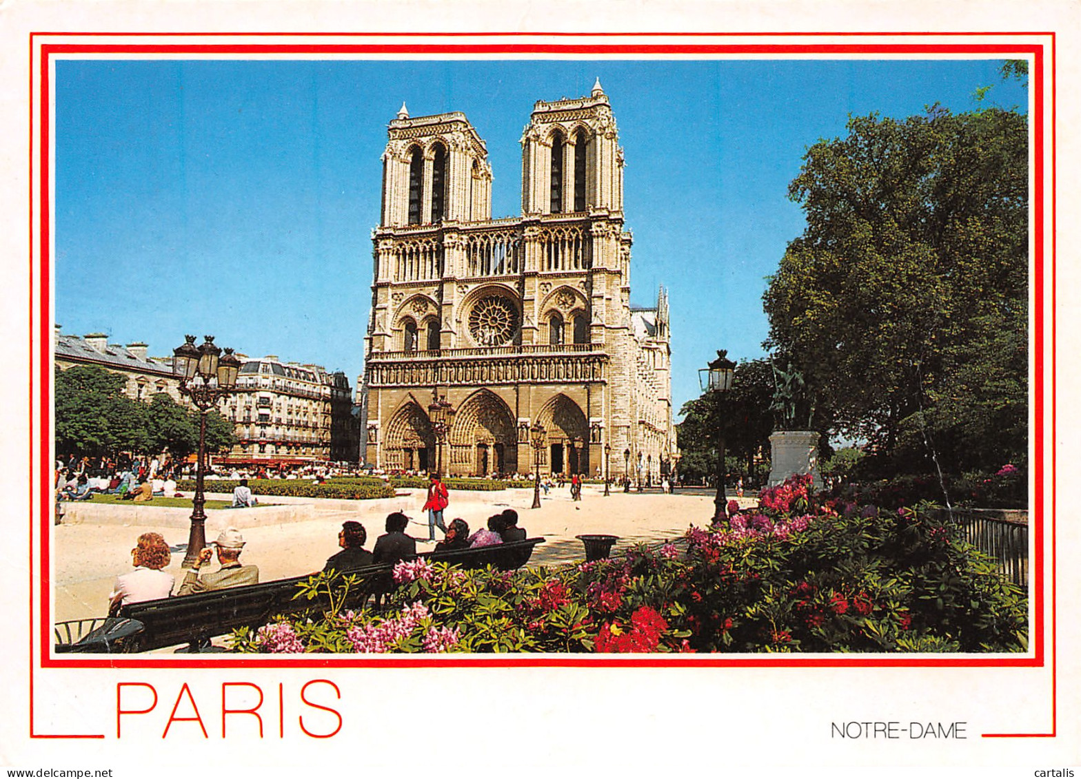 75-PARIS LA CATHEDRALE NOTRE DAME-N°3833-A/0123 - Other & Unclassified