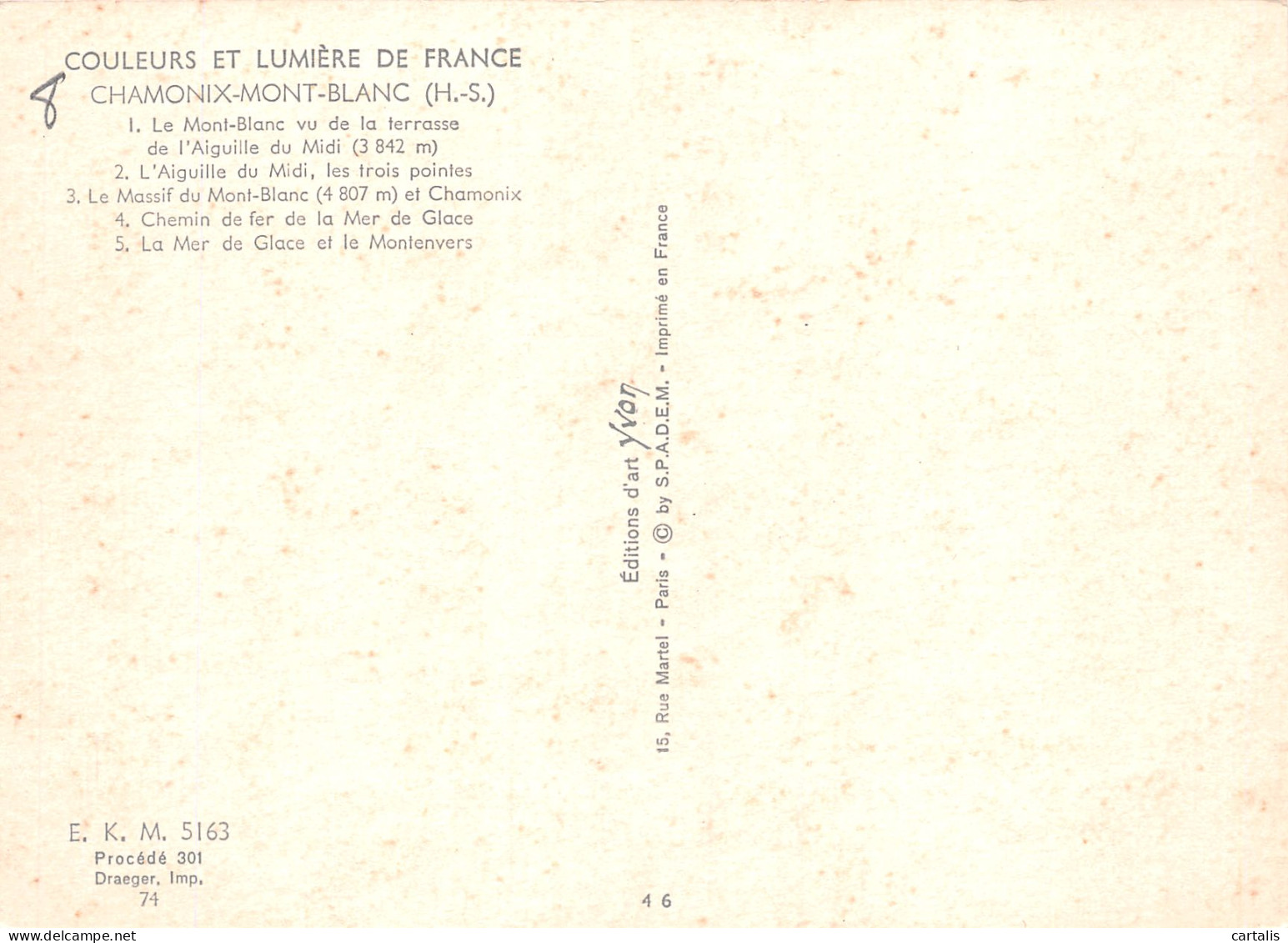 74-CHAMONIX-N°3833-A/0105 - Chamonix-Mont-Blanc