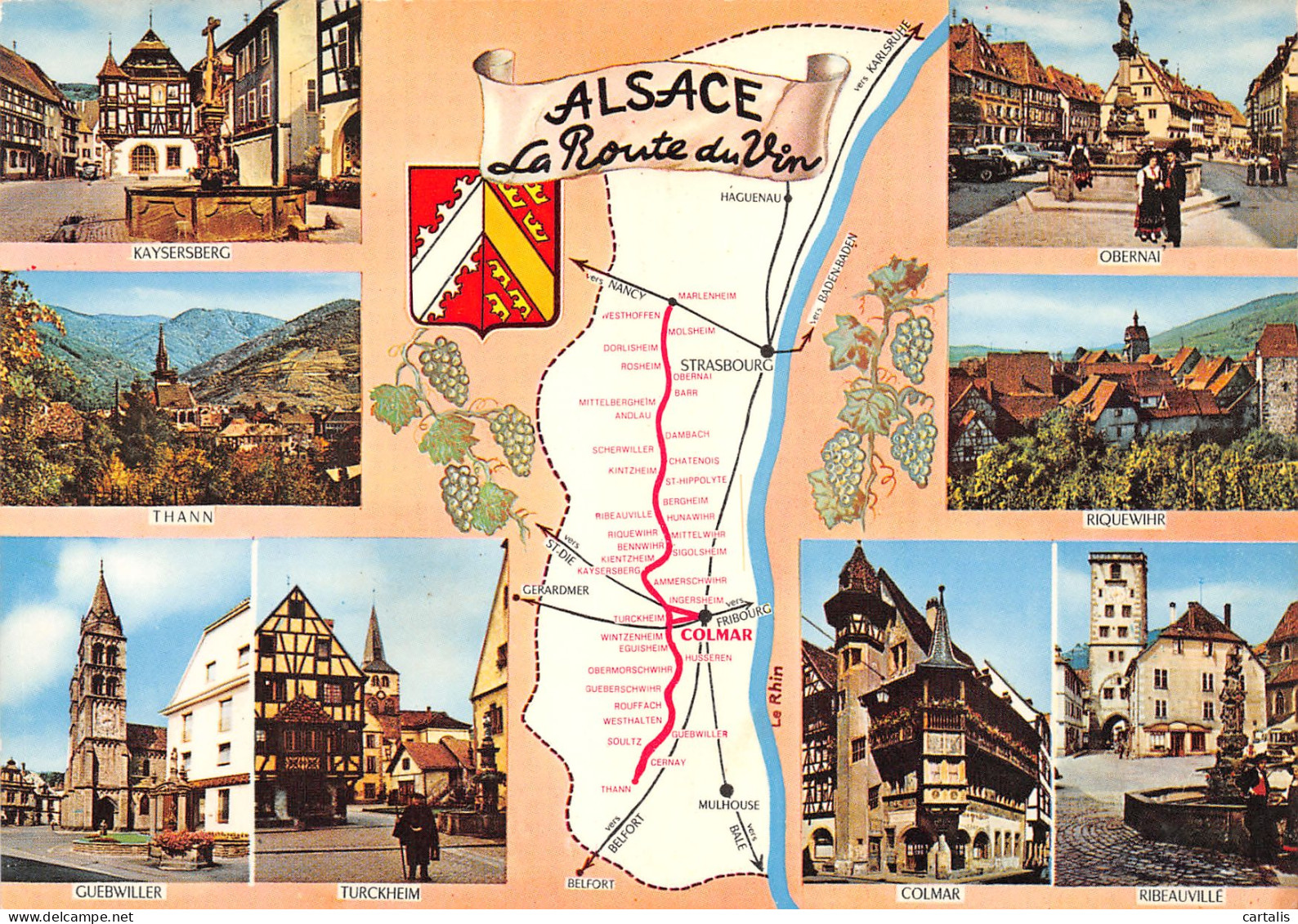 68-ALSACE MULTI VUES-N°3833-A/0031 - Andere & Zonder Classificatie