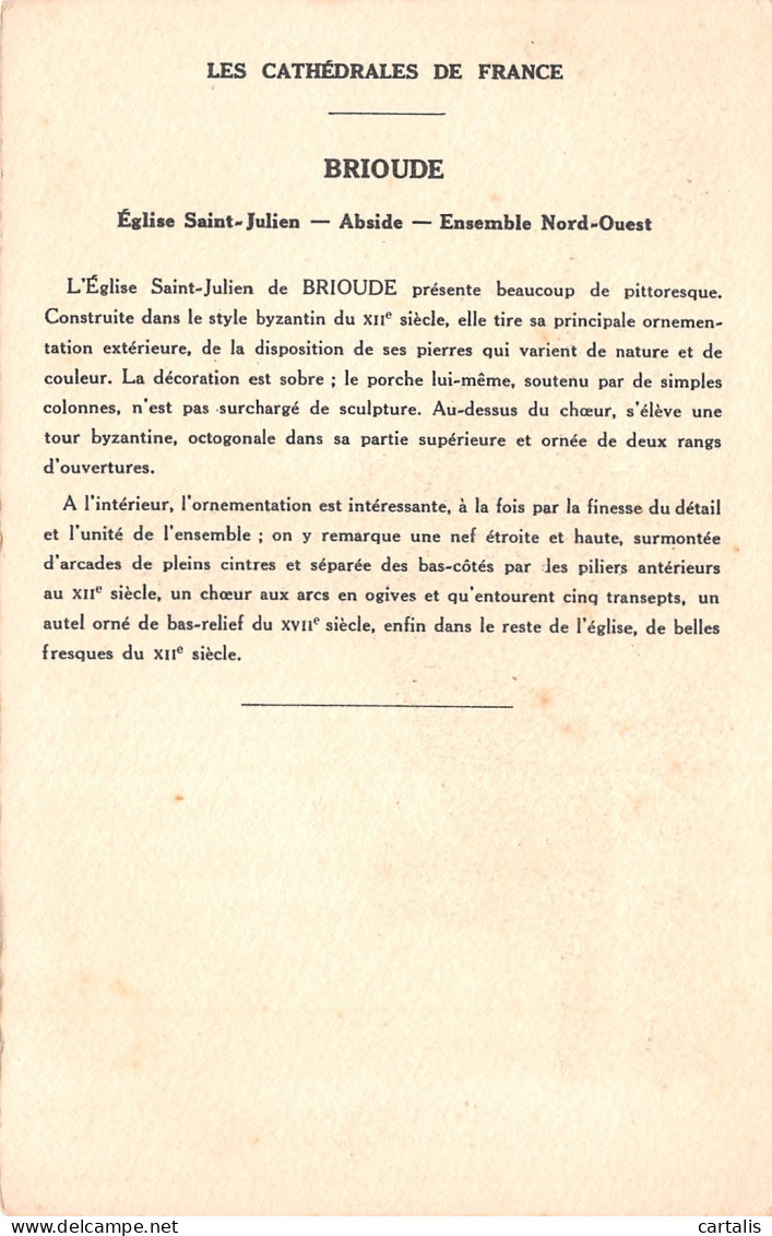 43-BRIOUDE-N°3832-E/0223 - Brioude