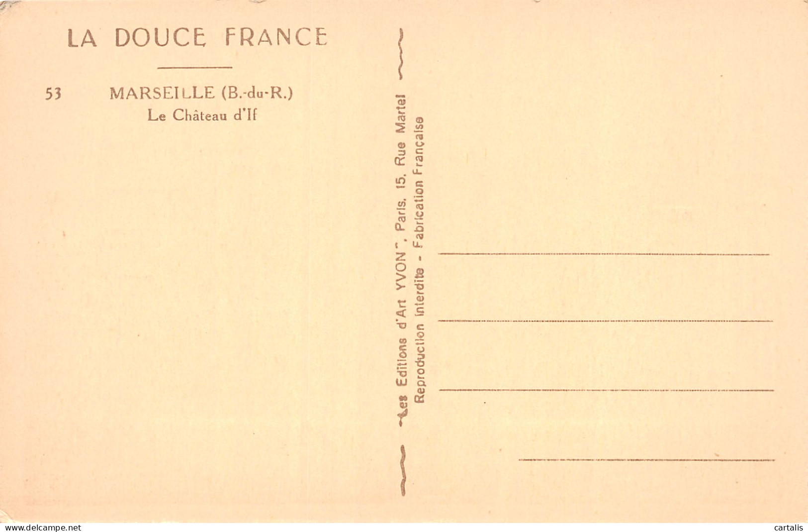 13-MARSEILLE-N°3832-E/0179 - Sin Clasificación