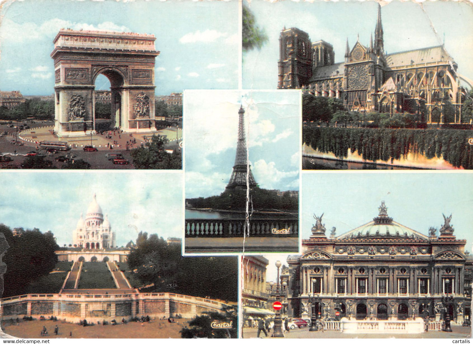 75-PARIS MULTI VUES-N°3832-D/0395 - Autres & Non Classés