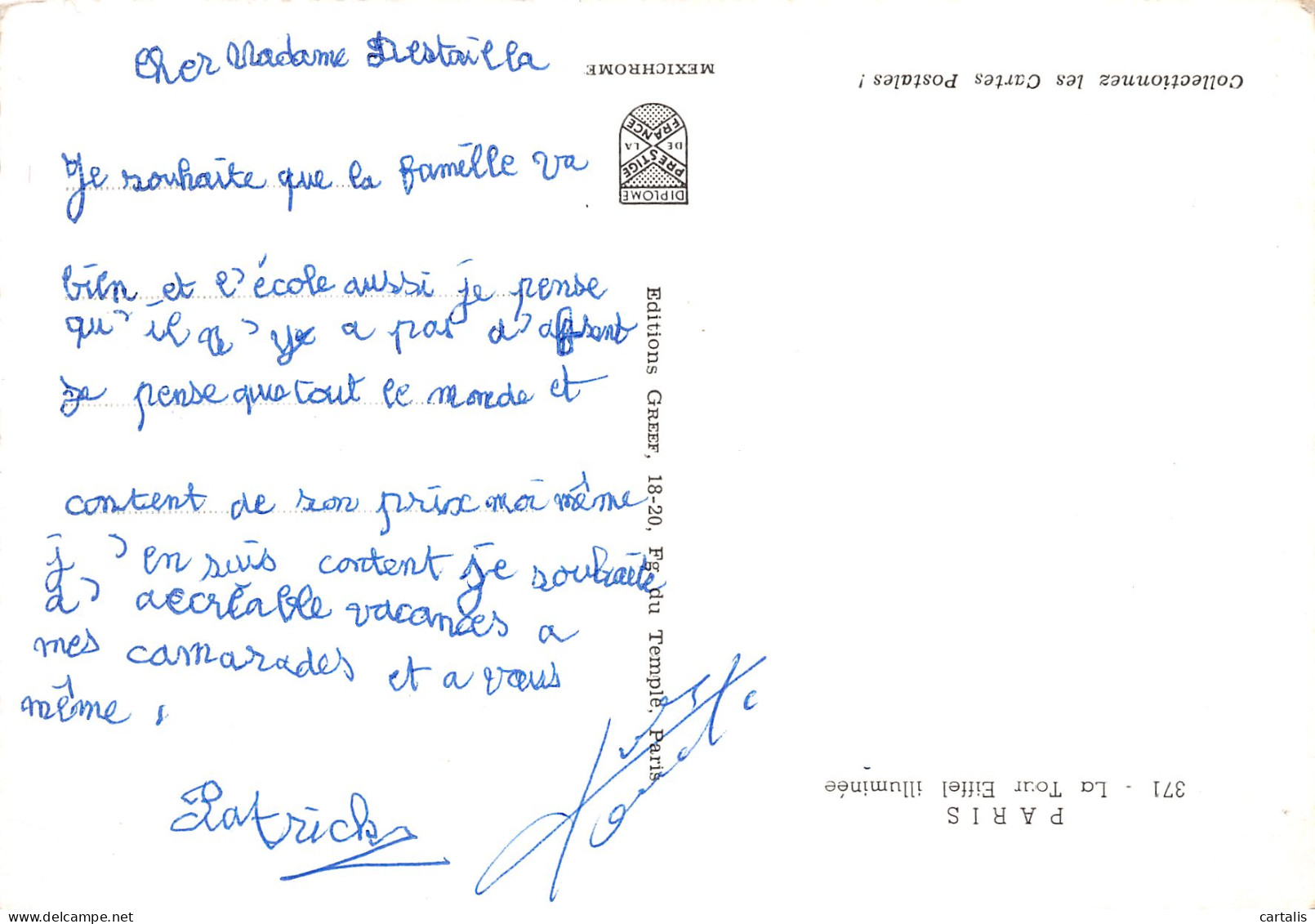 75-PARIS LA TOUR EIFFEL-N°3832-D/0381 - Other & Unclassified