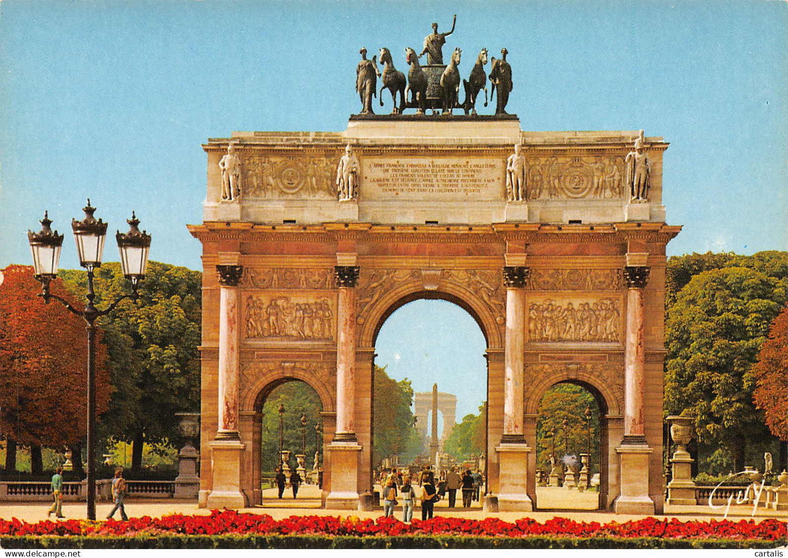 75-PARIS L ARC DE TRIOMPHE-N°3832-D/0385 - Andere & Zonder Classificatie