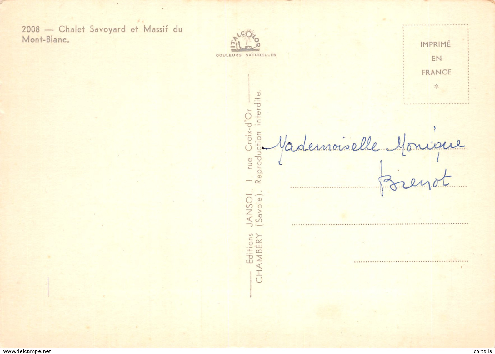 74-LE MASSIF DU MONT BLANC-N°3833-D/0345 - Other & Unclassified