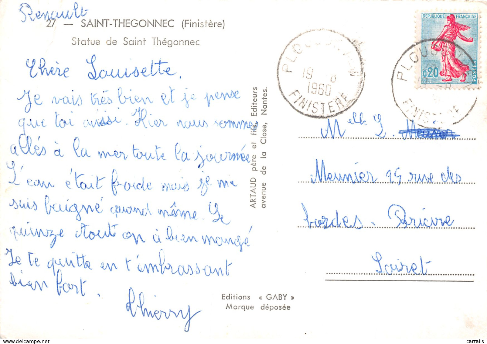 29-SAINT THEGONNEC-N°3833-D/0339 - Saint-Thégonnec