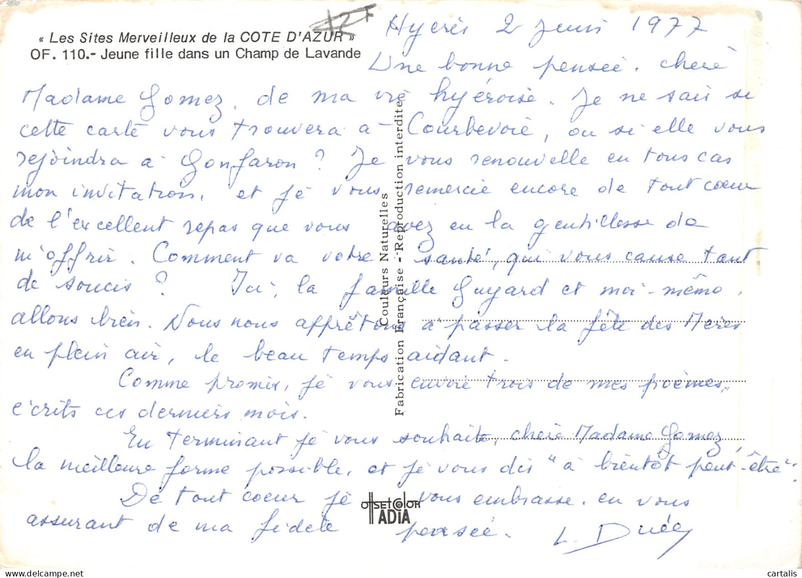 83-LA COTE D AZUR-N°3833-D/0313 - Other & Unclassified