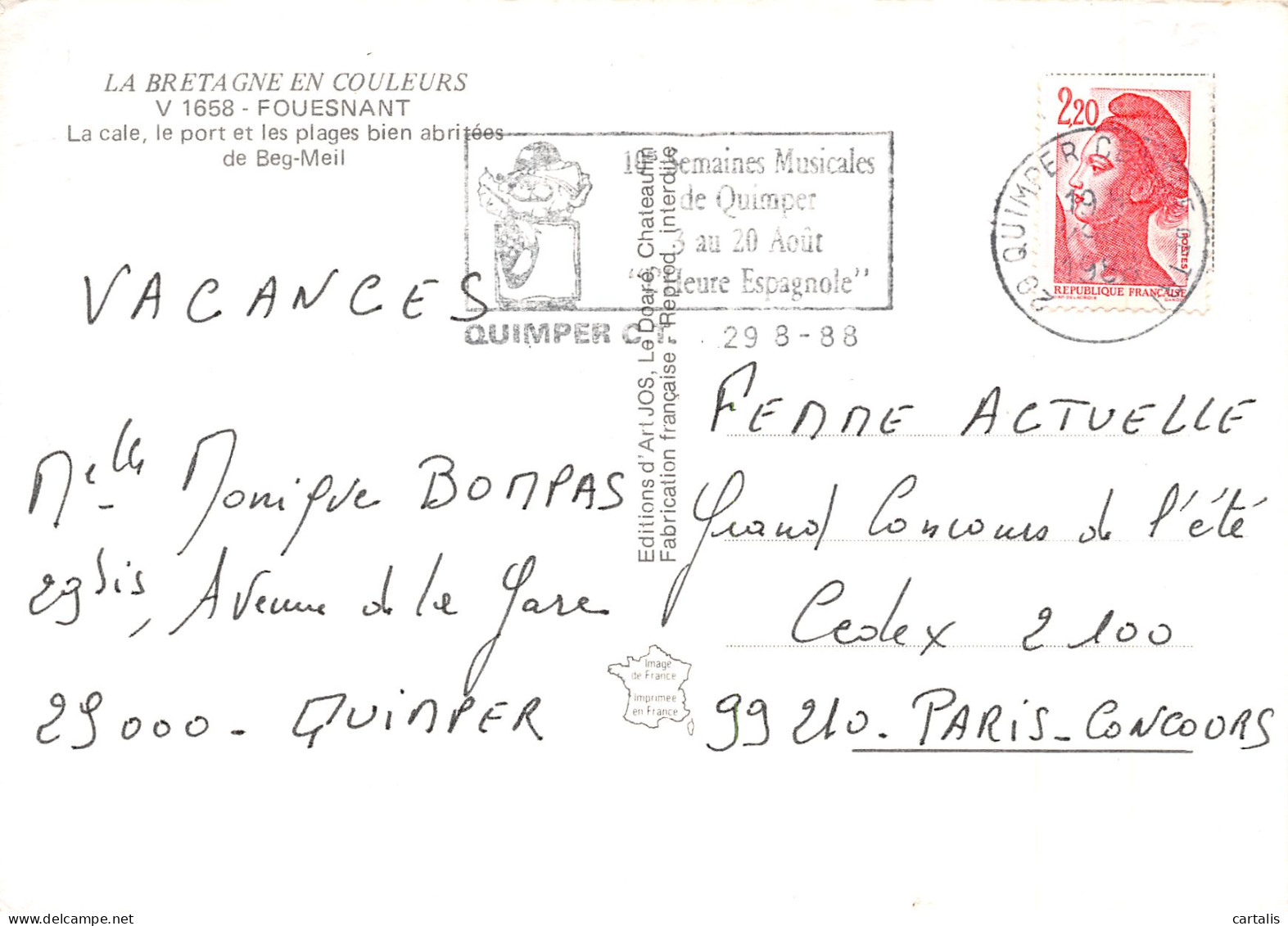 29-FOUESNANT-N°3833-D/0267 - Fouesnant