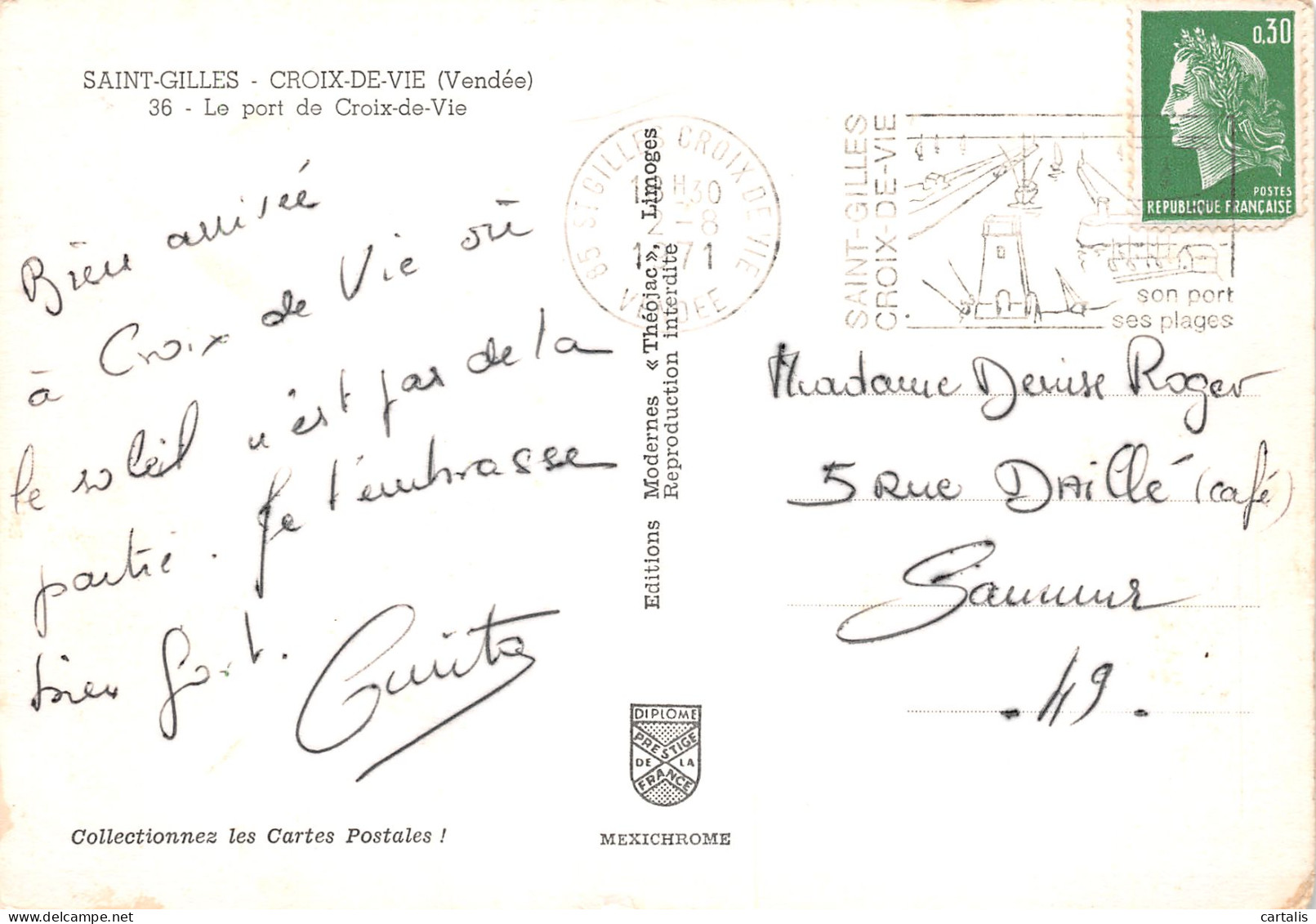 85-SAINT GILLES CROIX DE VIE-N°3833-D/0207 - Saint Gilles Croix De Vie