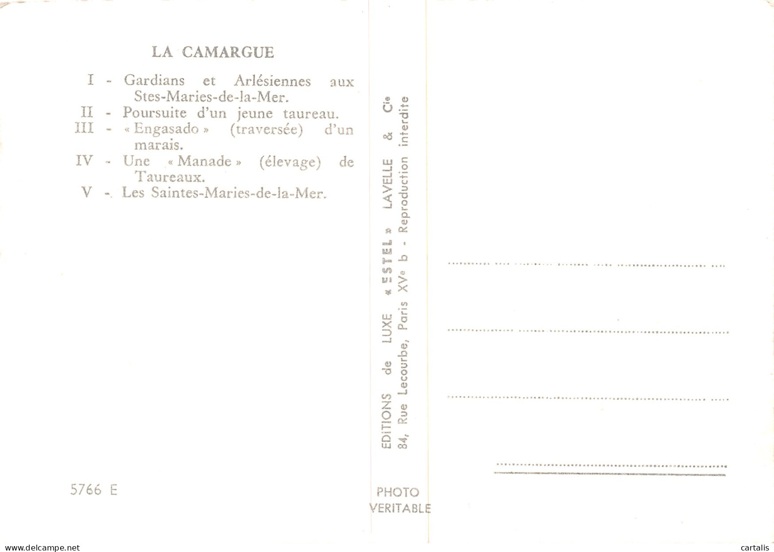 13-LA CAMARGUE-N°3833-D/0177 - Otros & Sin Clasificación