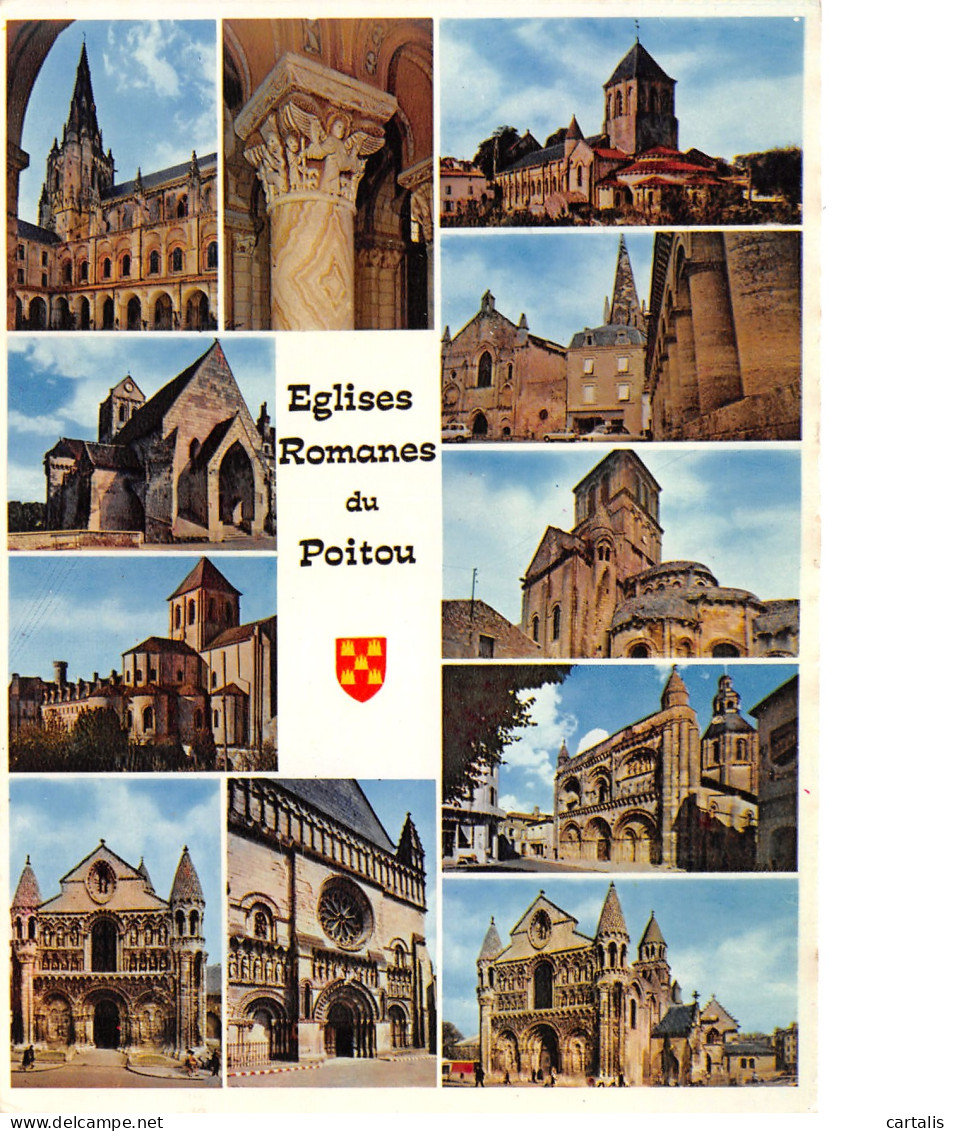 86-LE POITOU EGLISES ROMANES -N°3833-D/0091 - Andere & Zonder Classificatie