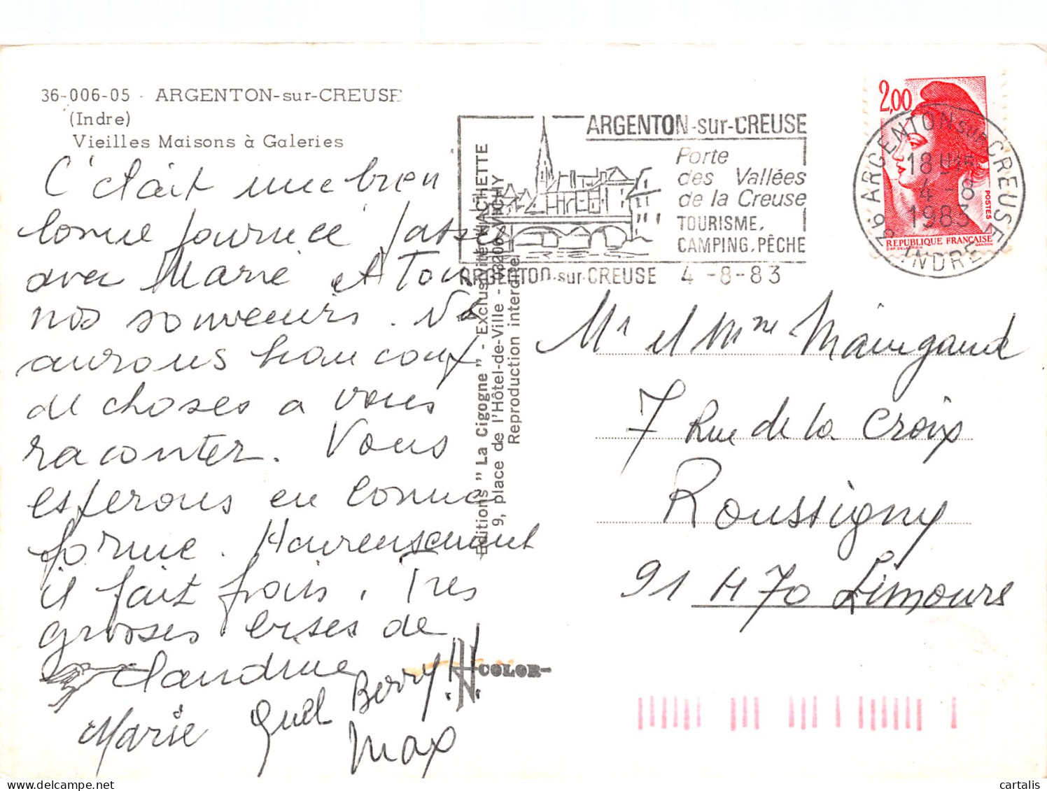 36-ARGENTON SUR CREUSE-N°3833-D/0069 - Andere & Zonder Classificatie