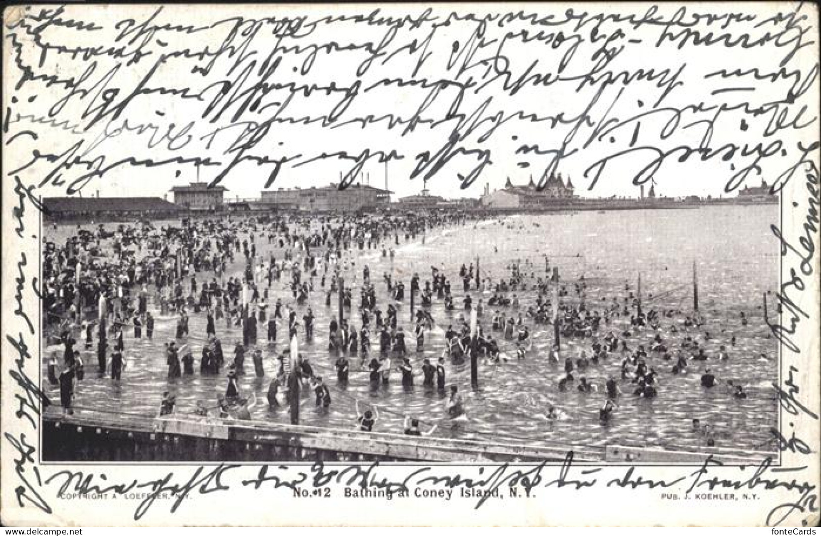 11328925 Coney Island New York Bathing United States - Other & Unclassified